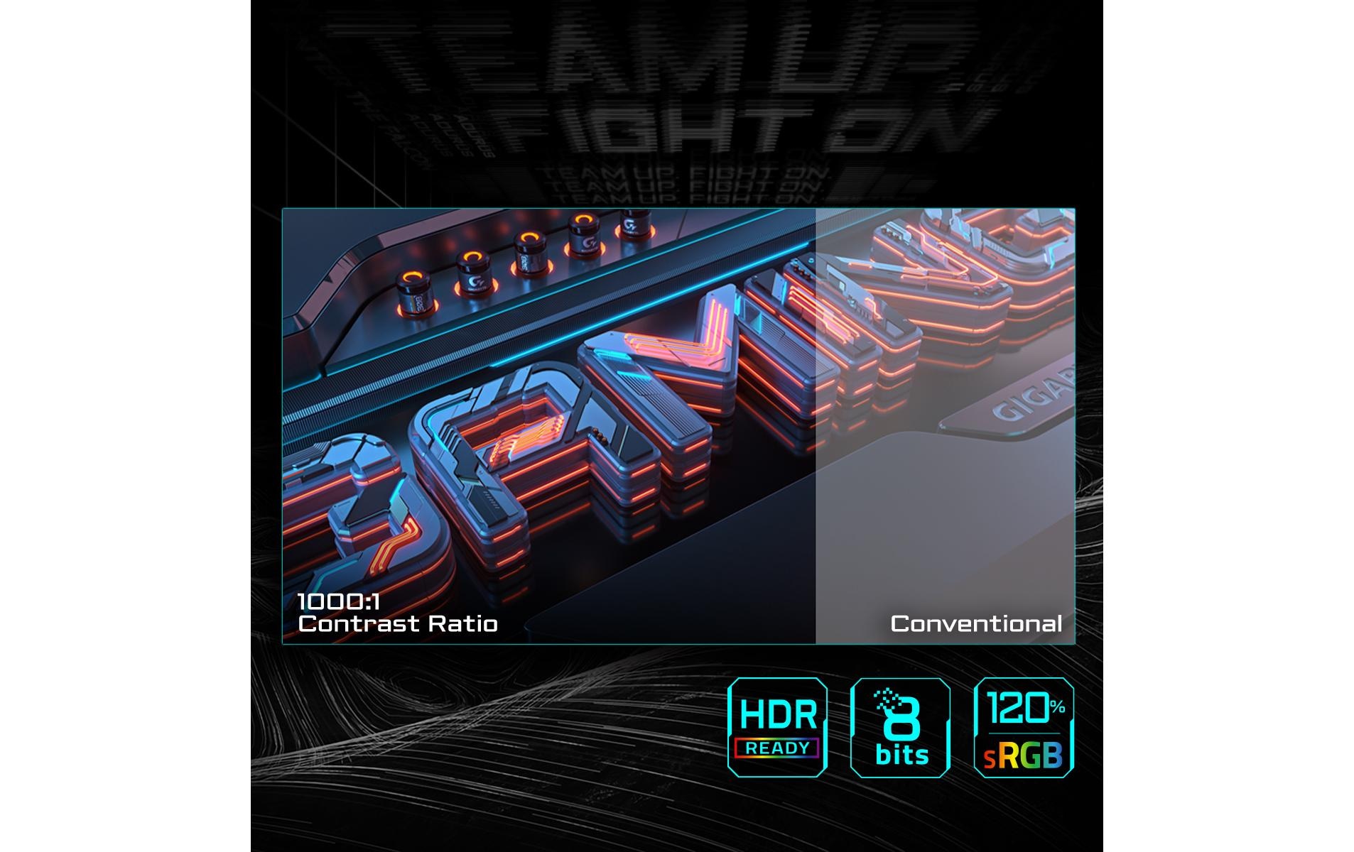 Gigabyte Moniteur de jeu »GS25F2« 62,23 cm/24,5 ″  1920 x 1080 px 1 Reaktionszeit 200 Hz