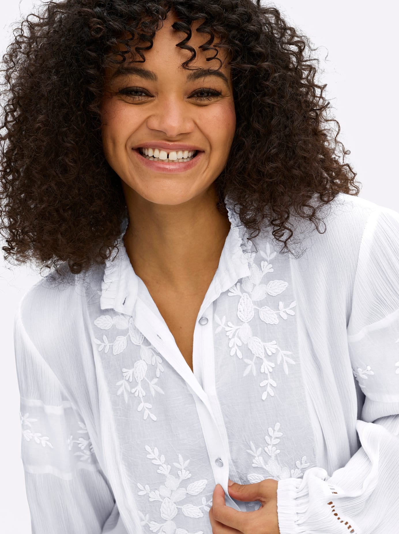 sheego by Joe Browns Blouse à manches longues