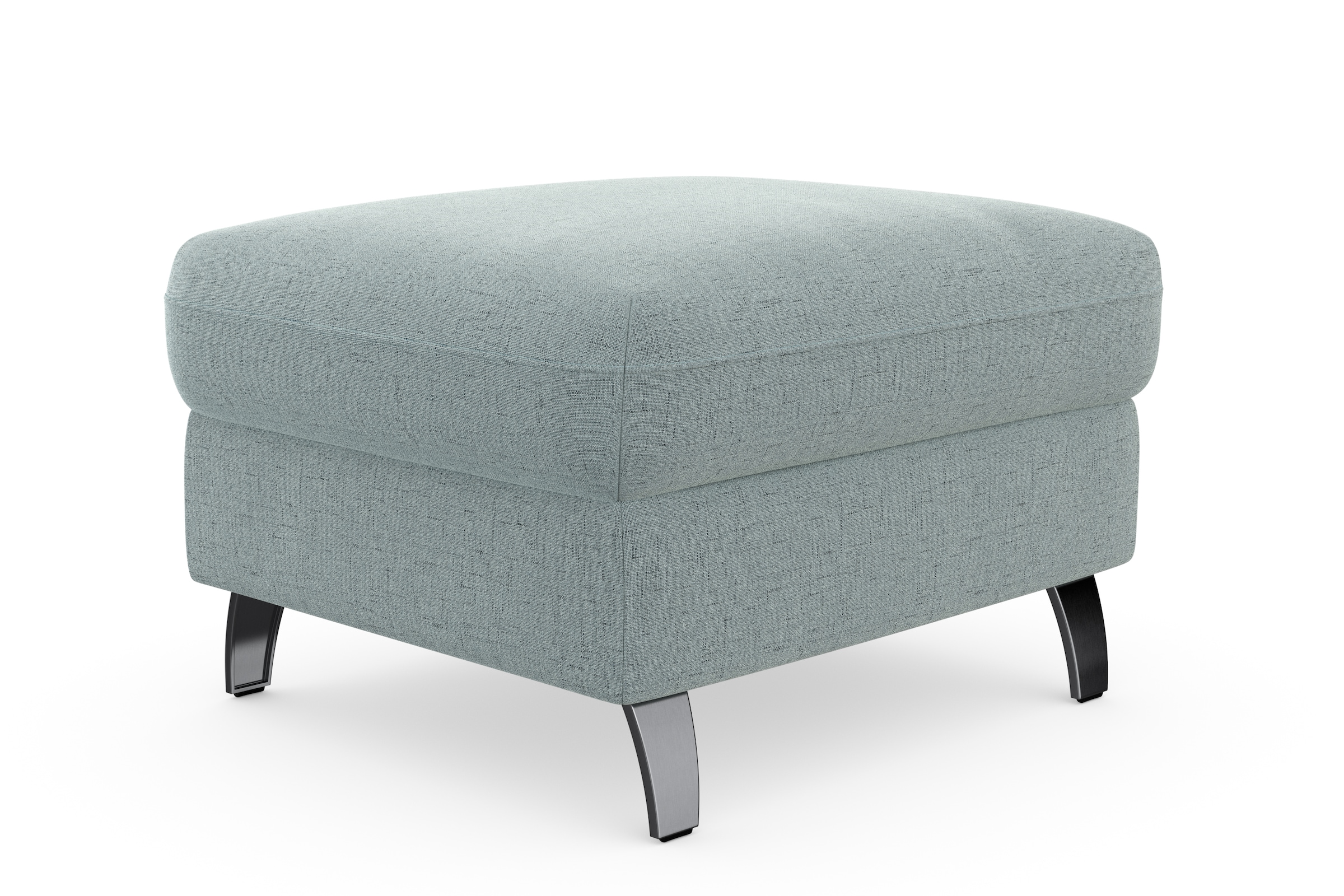 sit&more Tabouret de rangement »Grenoble« mit Stauraum und satinierten Füssen