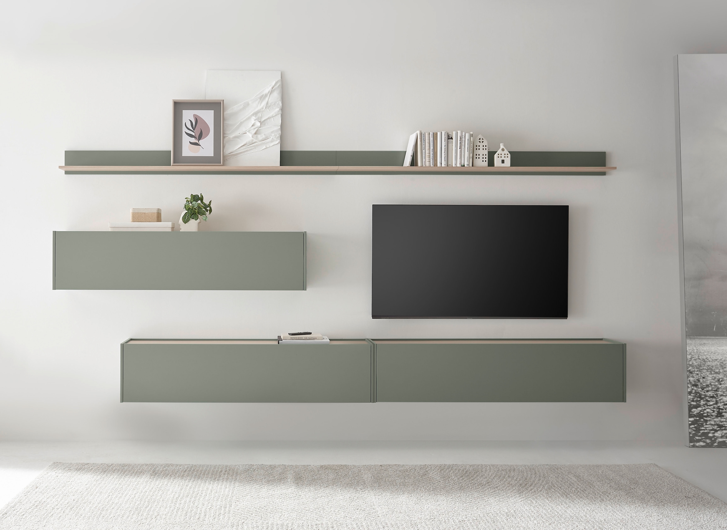 Home affaire Meuble mural »City/Giron, moderne Anbauwand, Komplettset in vielen Farben verfügbar« Set, 5 cuis tlg.