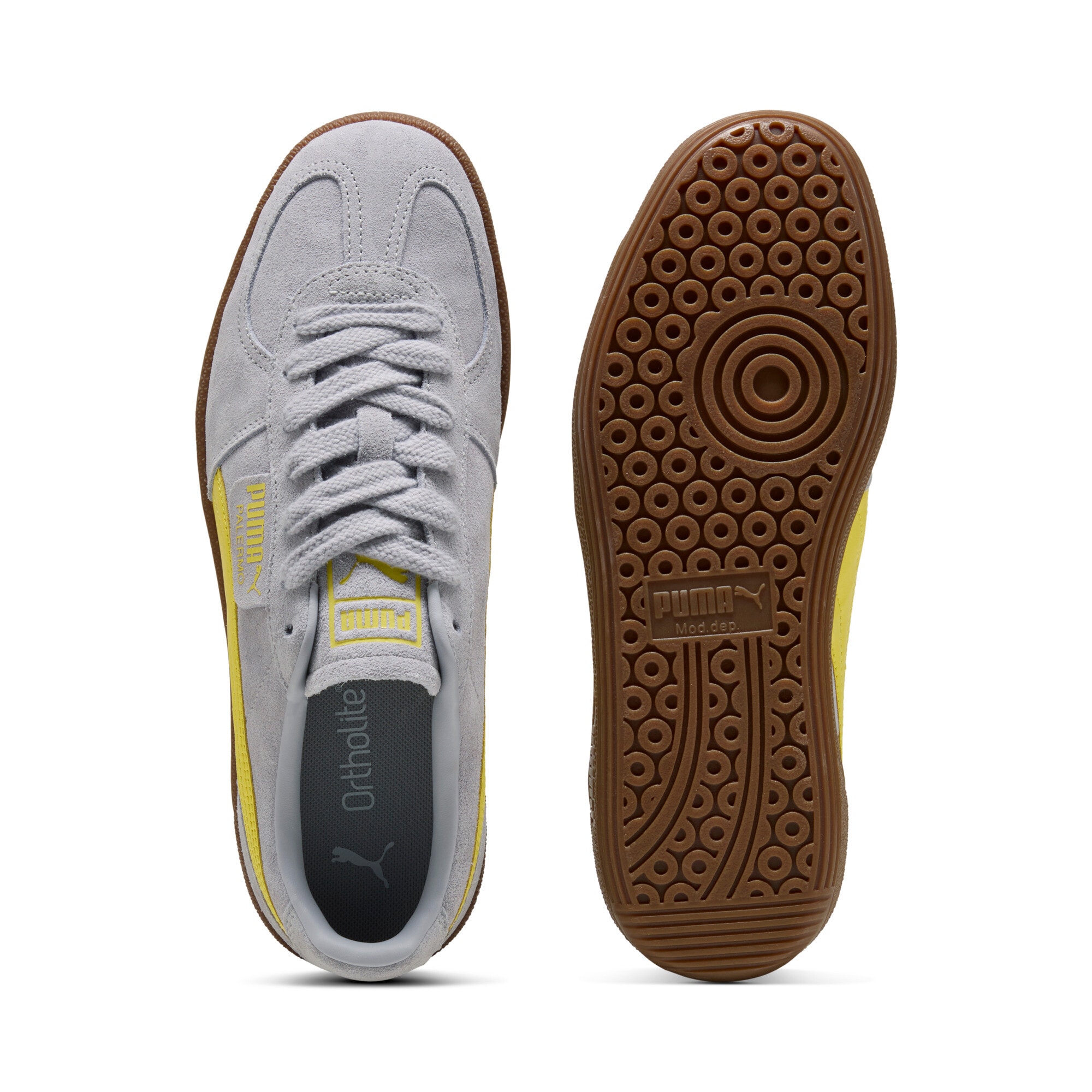 PUMA Sneaker »PALERMO«  aus Leder, mit Synthetik-Innenmaterial, mit Schnürverschluss