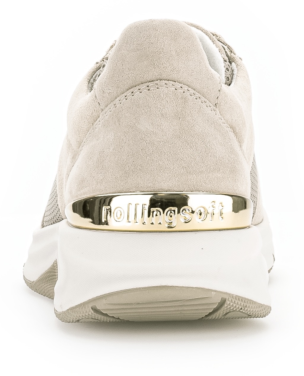 rollingsoft Baskets compensées  chaussure de loisirs, chaussure basse, chaussure à lacets, logo au talon