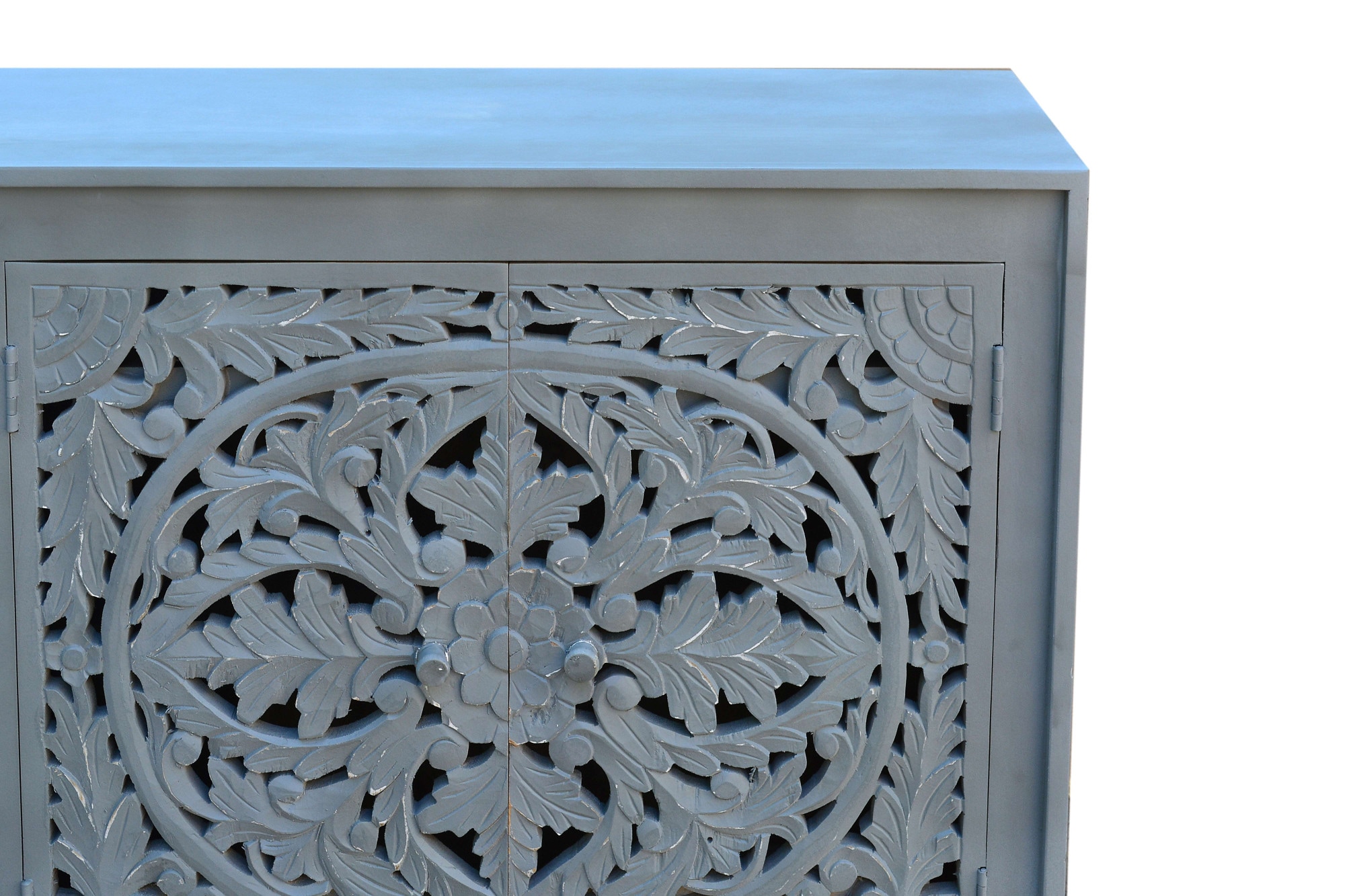 GOODproduct Sideboard »Kenmare« Kommode aus Mangoholz, dekorative Schnitzereien, Breite  170 cm