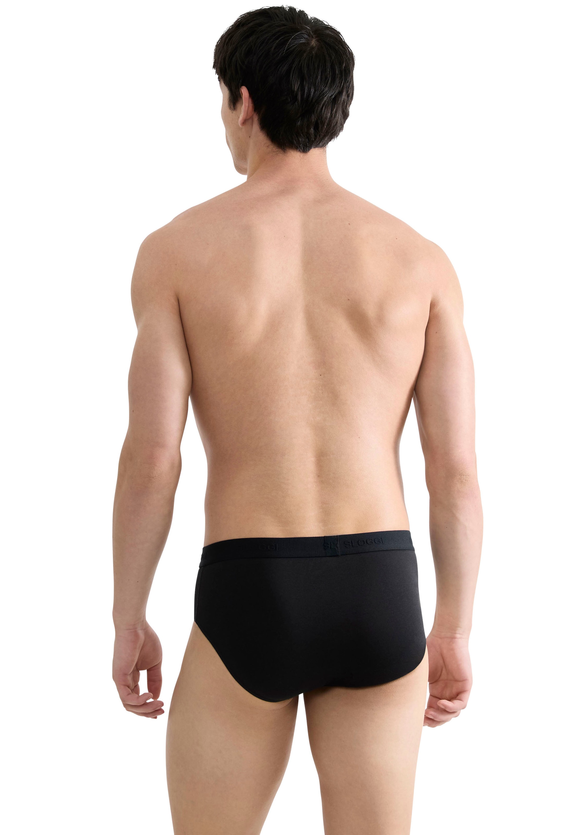 sloggi Midislip »Men 24/7«, weich, atmungsaktiv, ohne Eingriff, Softbund, Baumwollmix