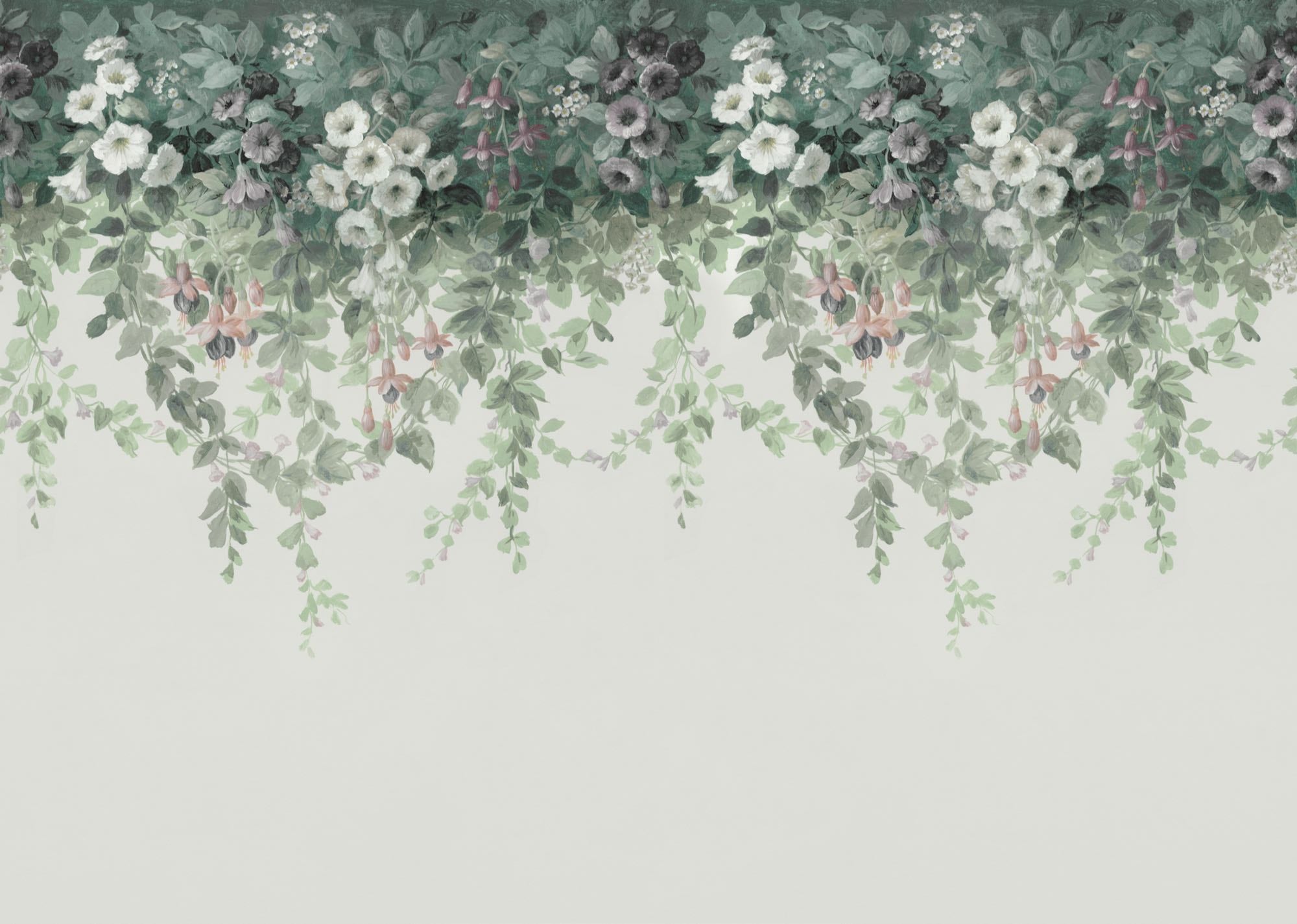 Komar Fototapete »Vlies Fototapete - Guirlandes - Grösse 350 x 250 cm« Motiv | bedruckt glatt