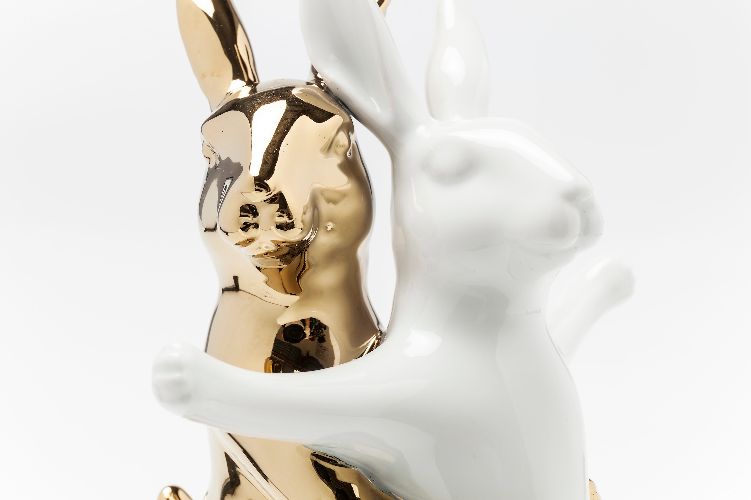 Kare Design Figurine de décoration »Deko Figur Hugging Rabbits Medium«