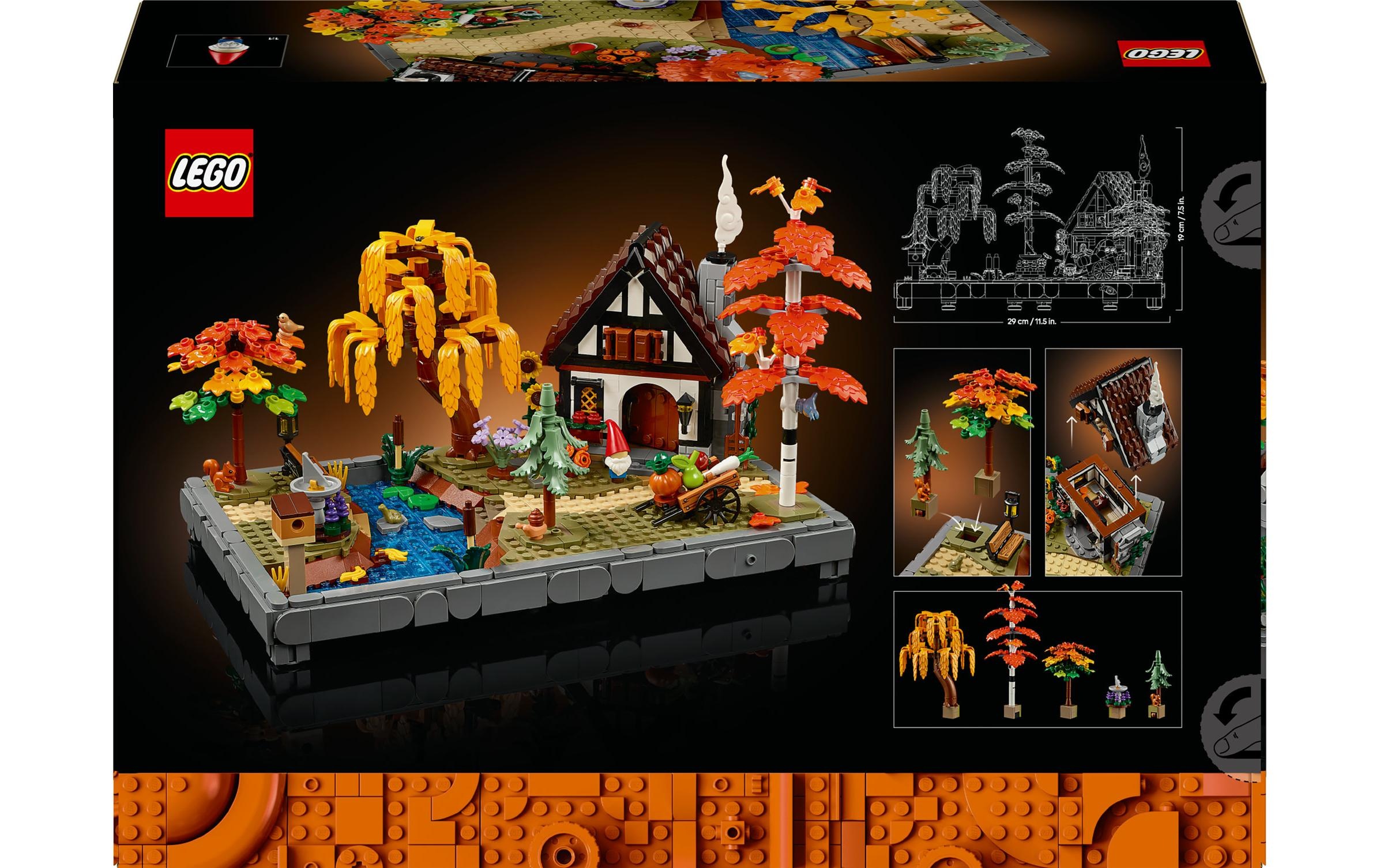 LEGO® Konstruktionsspielsteine »Icons Herbstlicher Landhausgarten 11372«