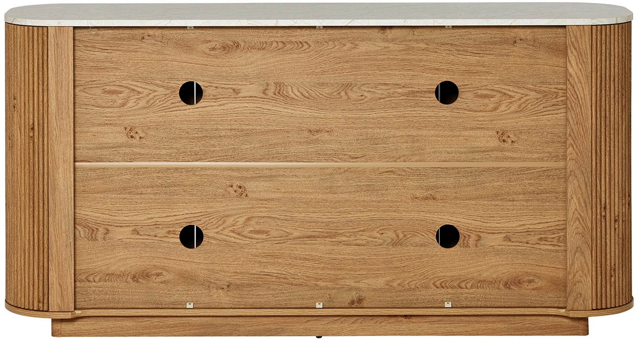 Jahnke Buffet »STRING SB 160« 1 cuis tlg. Buffet bas, 4 portes, aspect marbre, largeur 159,5 cm