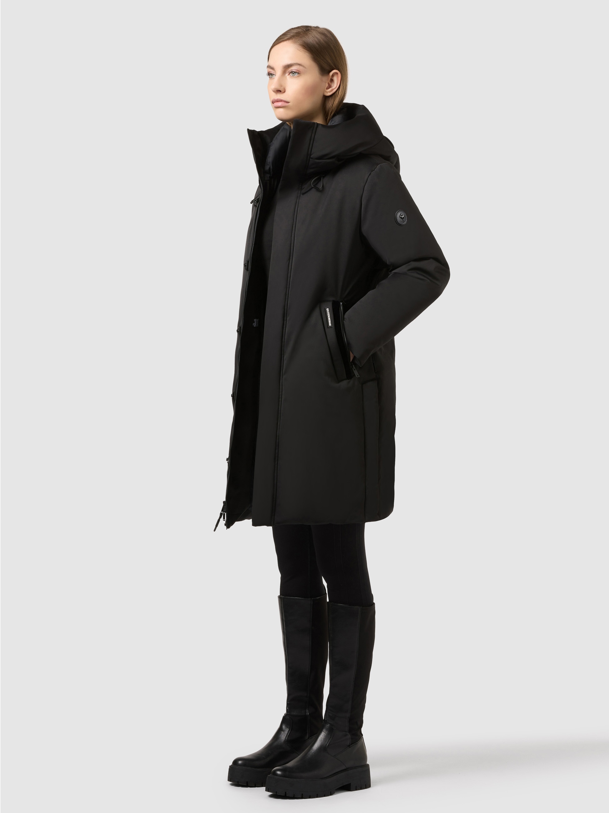 khujo Manteau d'hiver »HICKLE« abnehmbare Rucksackträger in der Innenseite