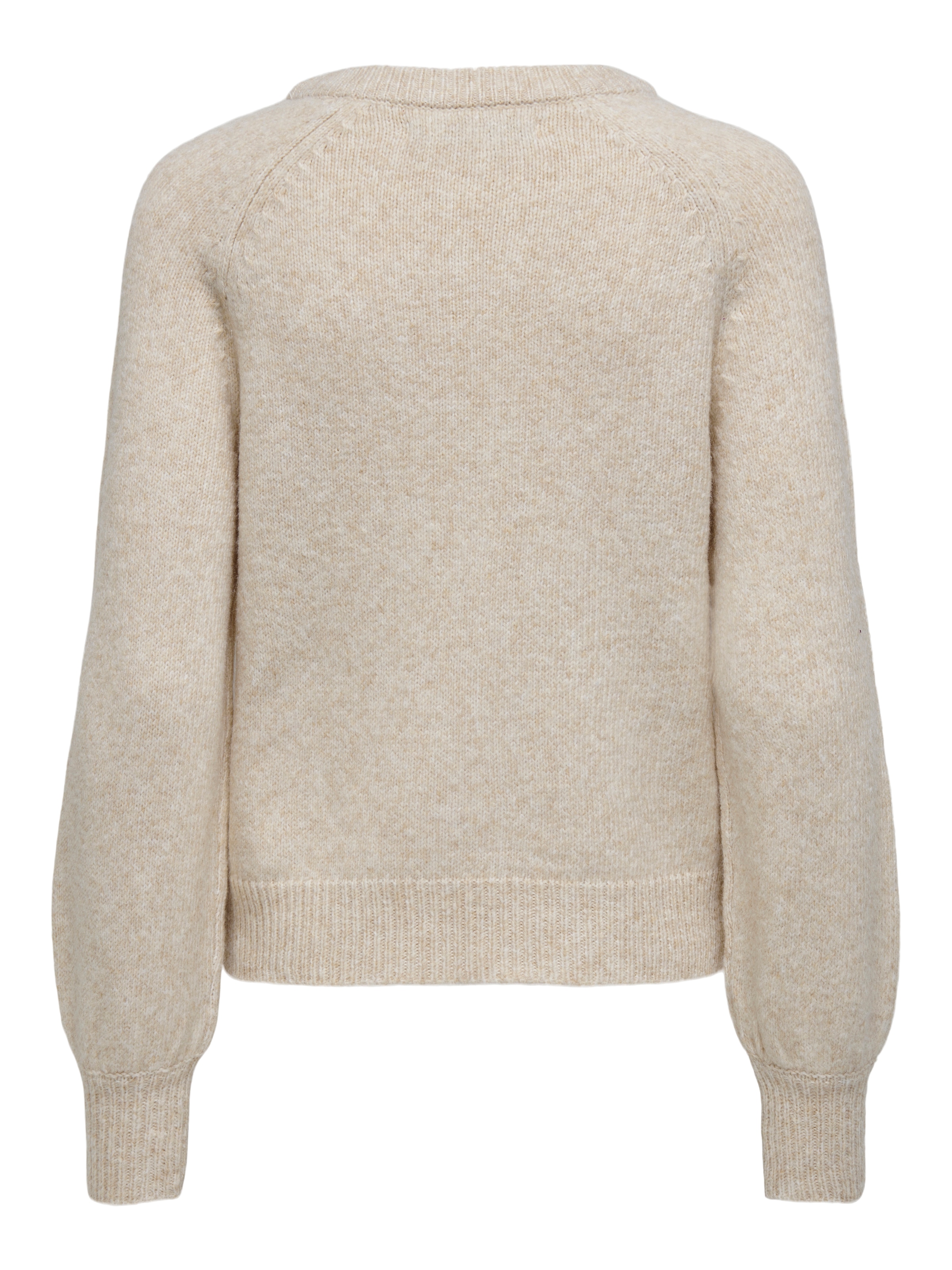 ONLY Pull à col rond »ONLEMMA LS BUTTON ONECK EX KNT« fibre synthétique, coupe régulière