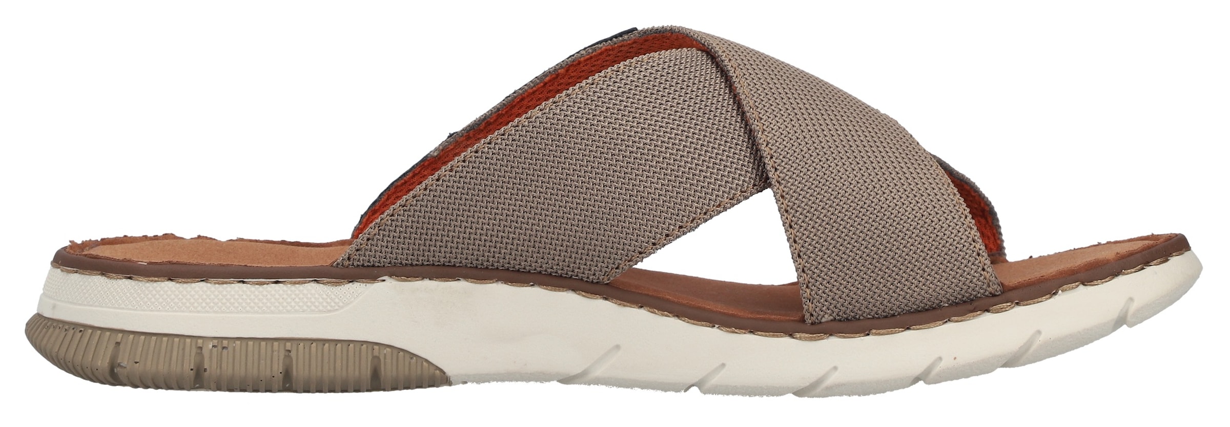 Rieker Pantolette  Chaussure d'été, chaussure de plage, chaussure de vacances avec bandage croisé