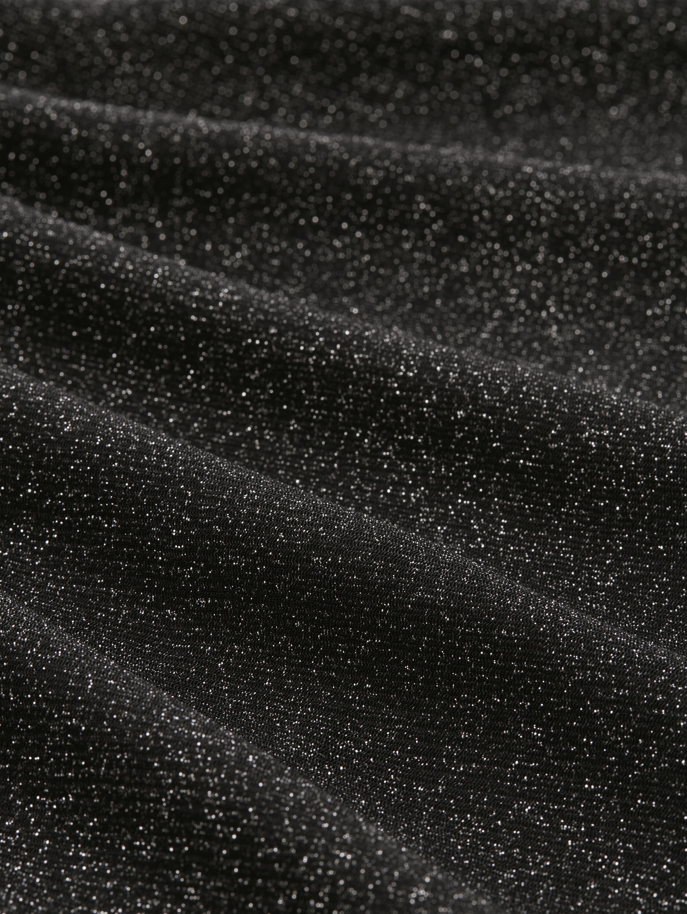 TOM TAILOR Denim Robe midi mit Glitzer-Effekt