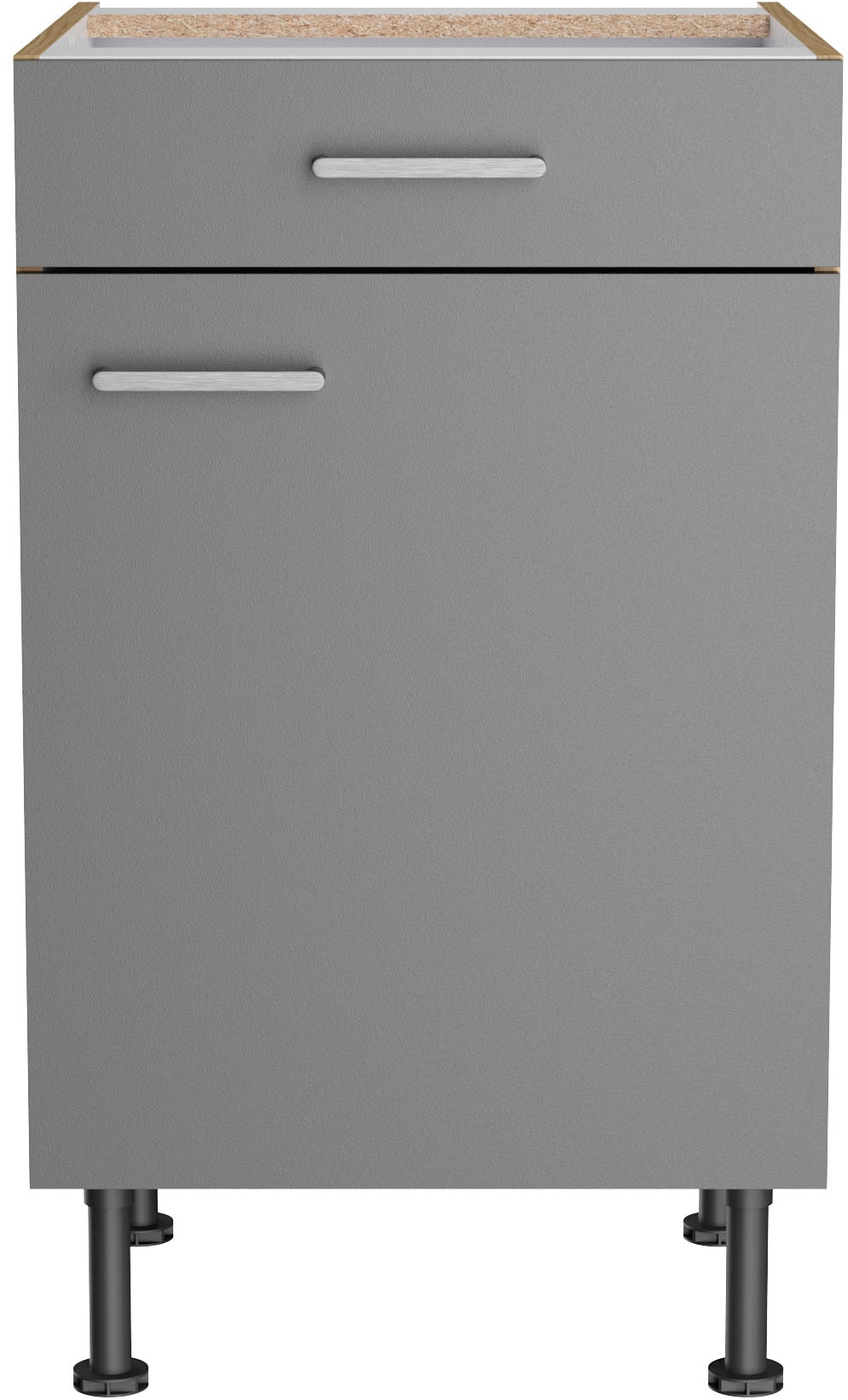 KOCHSTATION Unterschrank »KS-Lucy« Breite 50 cm, höhenverstellbare Füsse, Soft-Close