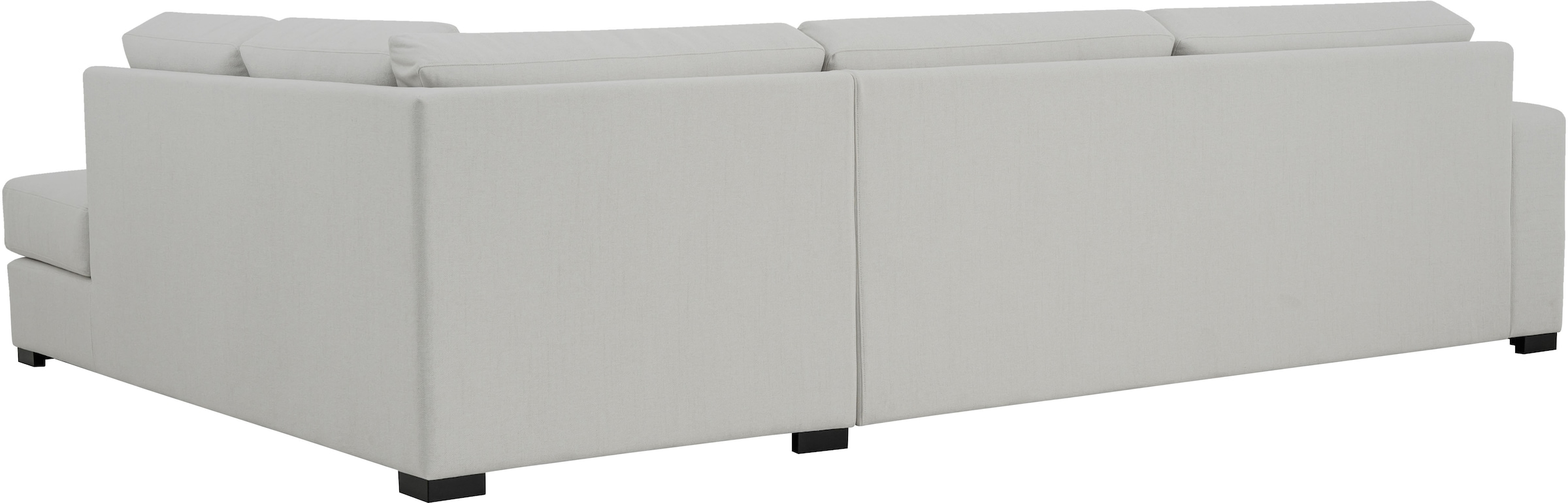 Home affaire Ecksofa »Branwell« Breite 304 cm, Struktur fein, mit Wellenunterfederung