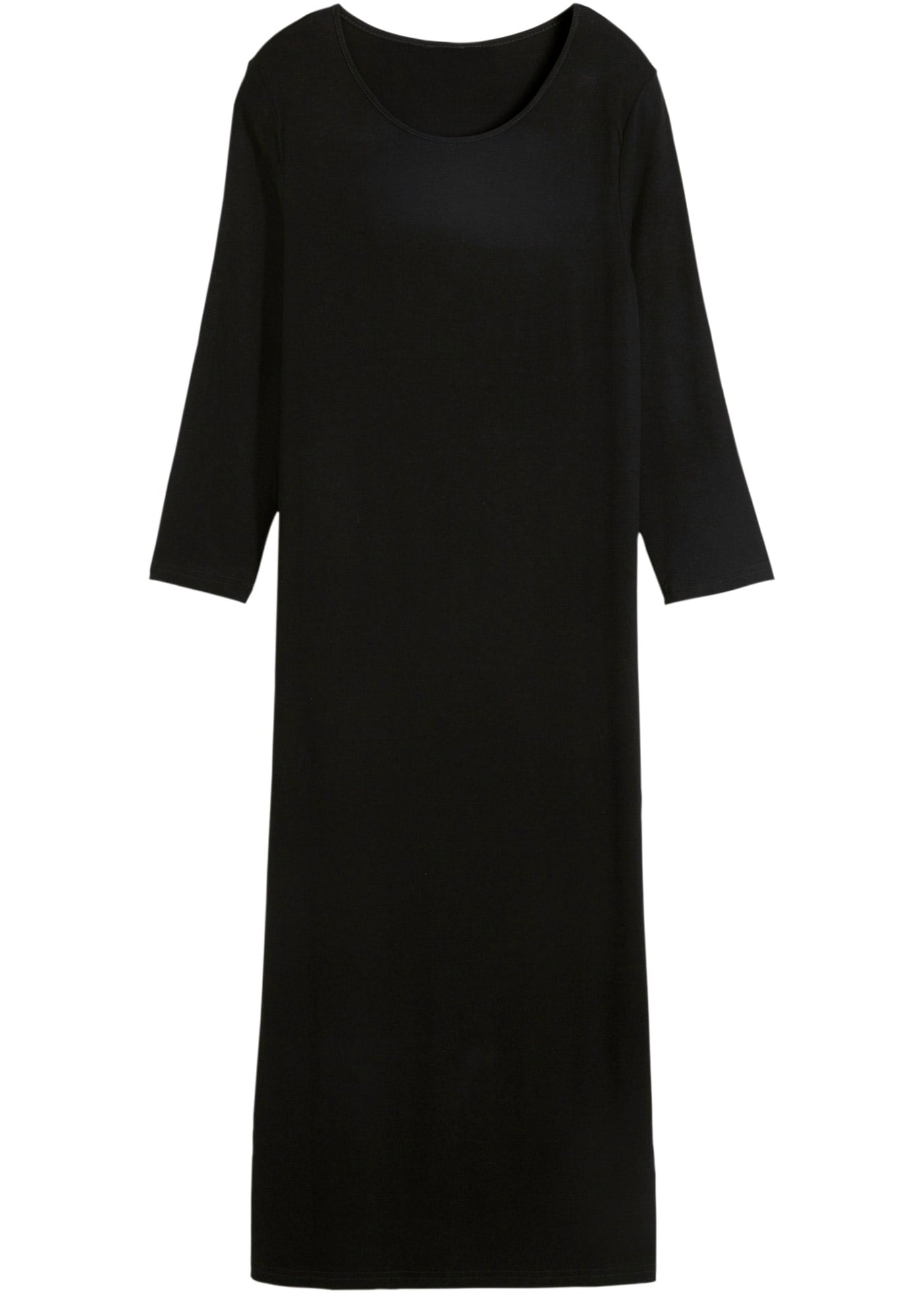 bonprix Shirtkleid 1 tlg. für den Alltag, aus leicht fliessendem Material, mit 3/4-Ärmeln