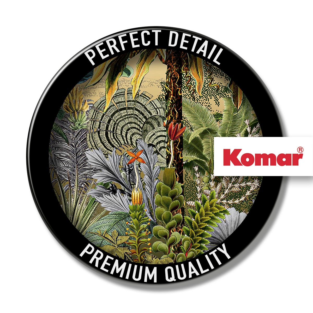 Komar Leinwandbild »Tropical Heat - Grösse 60 x 60 cm« Natur 1 Stk. tlg. Keilrahmenbild mi Echtholzrahmen