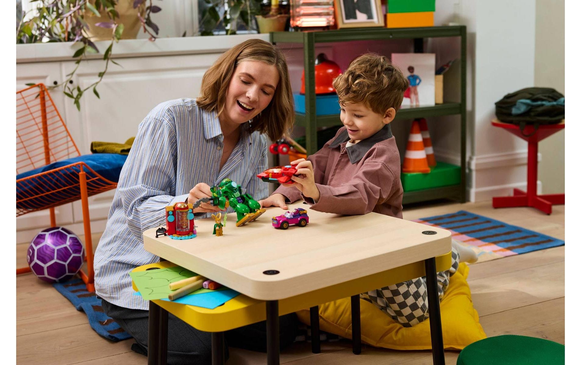 LEGO® Pions de construction »Loki vs. Team Iron Man (11211), LEGO Disney Junior Marvel« fabriqué en Europe