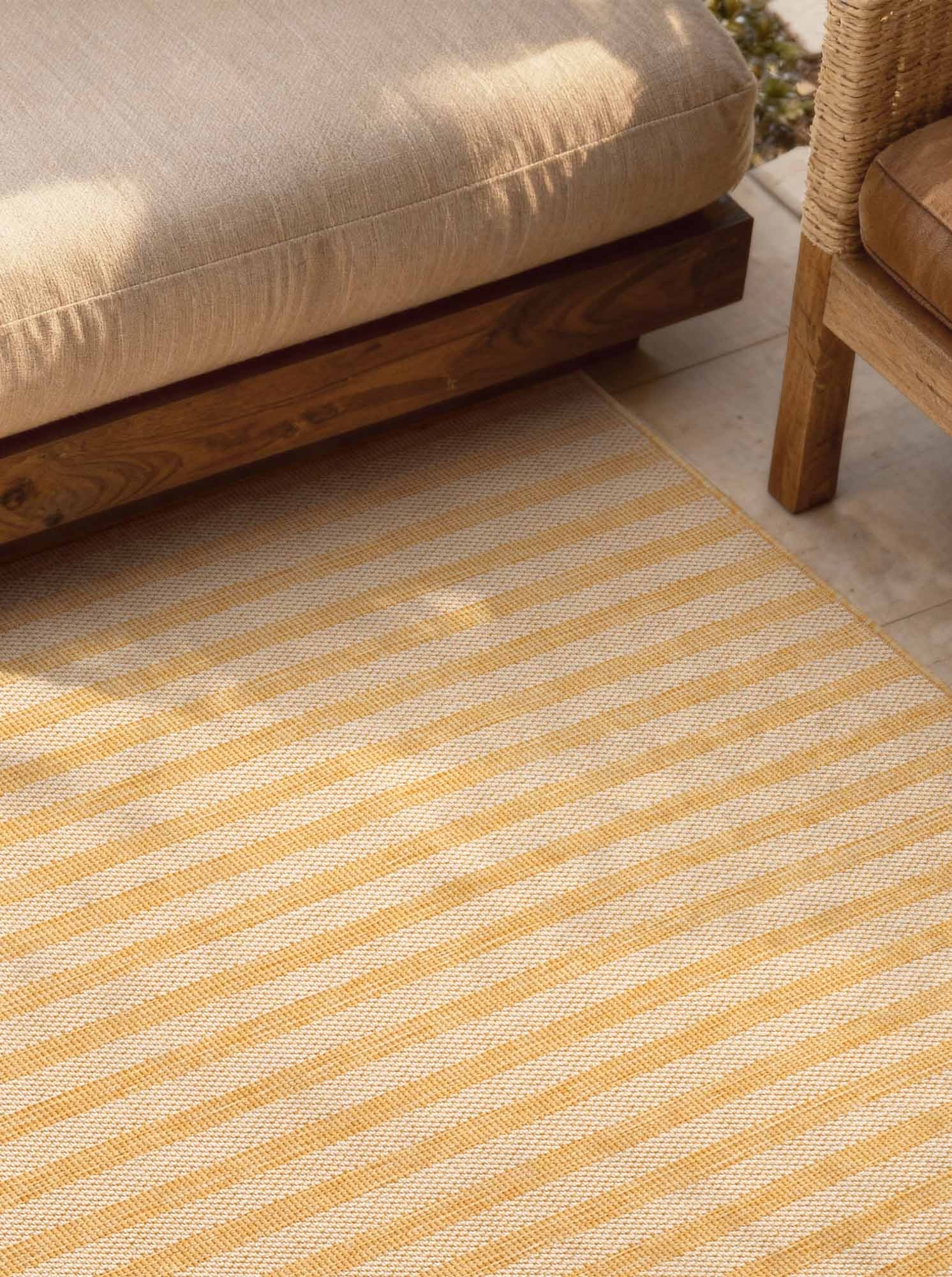 Ted Baker Teppich »Linley , Wendeteppich« rechteckig 8 mm Höhe Designteppich, Wetterfest, Pflegeleicht, Modern, Wohnzimmer, Terrasse