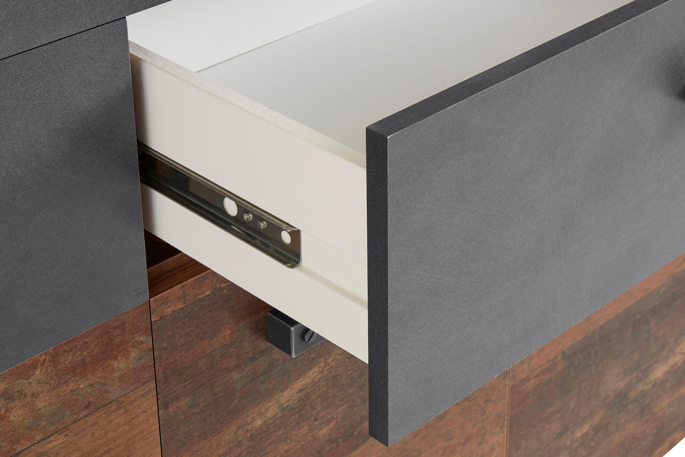 INOSIGN Sideboard »Ilana« Sideboard mit 4 Türen & 1 Schublade - (B/T/H) 178/40/76 cm