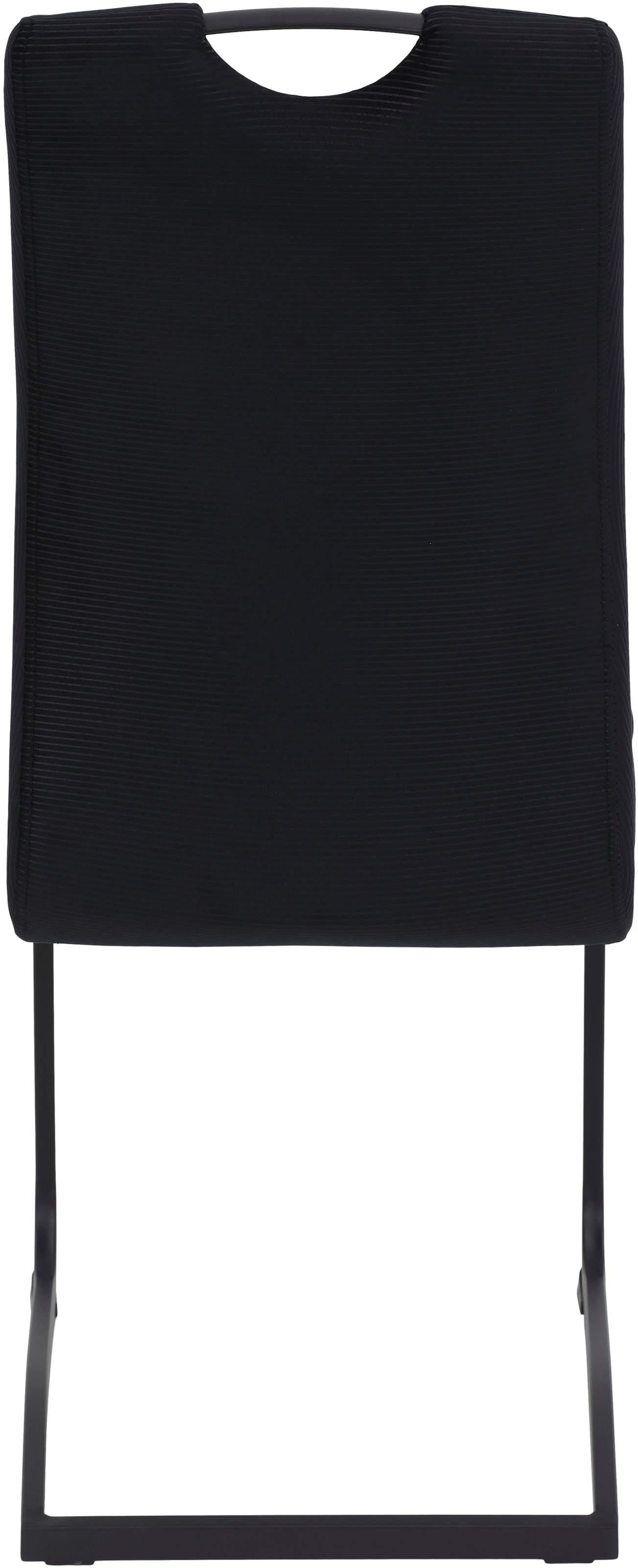 HELA Freischwinger »RIGA II« (Set) 2 Stk.Freischwinger,Vierkantrohrgestell,mit Griff,Samt Cordoptik