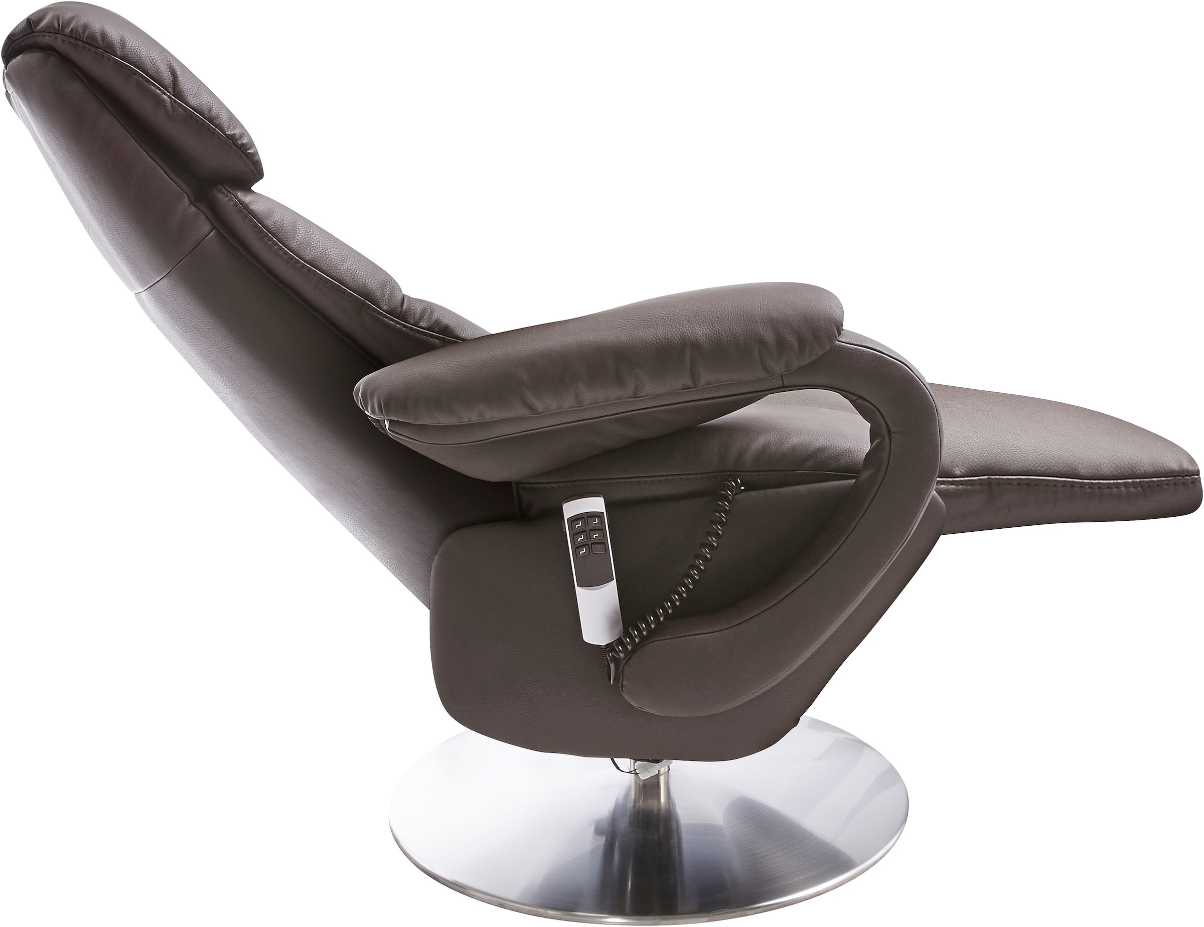 sit&more Fauteuil TV »Invito mit Kopfteilverstellung & Drehfunktion, weitere Funktionen« en taille M, au choix avec moteur et aide au lever