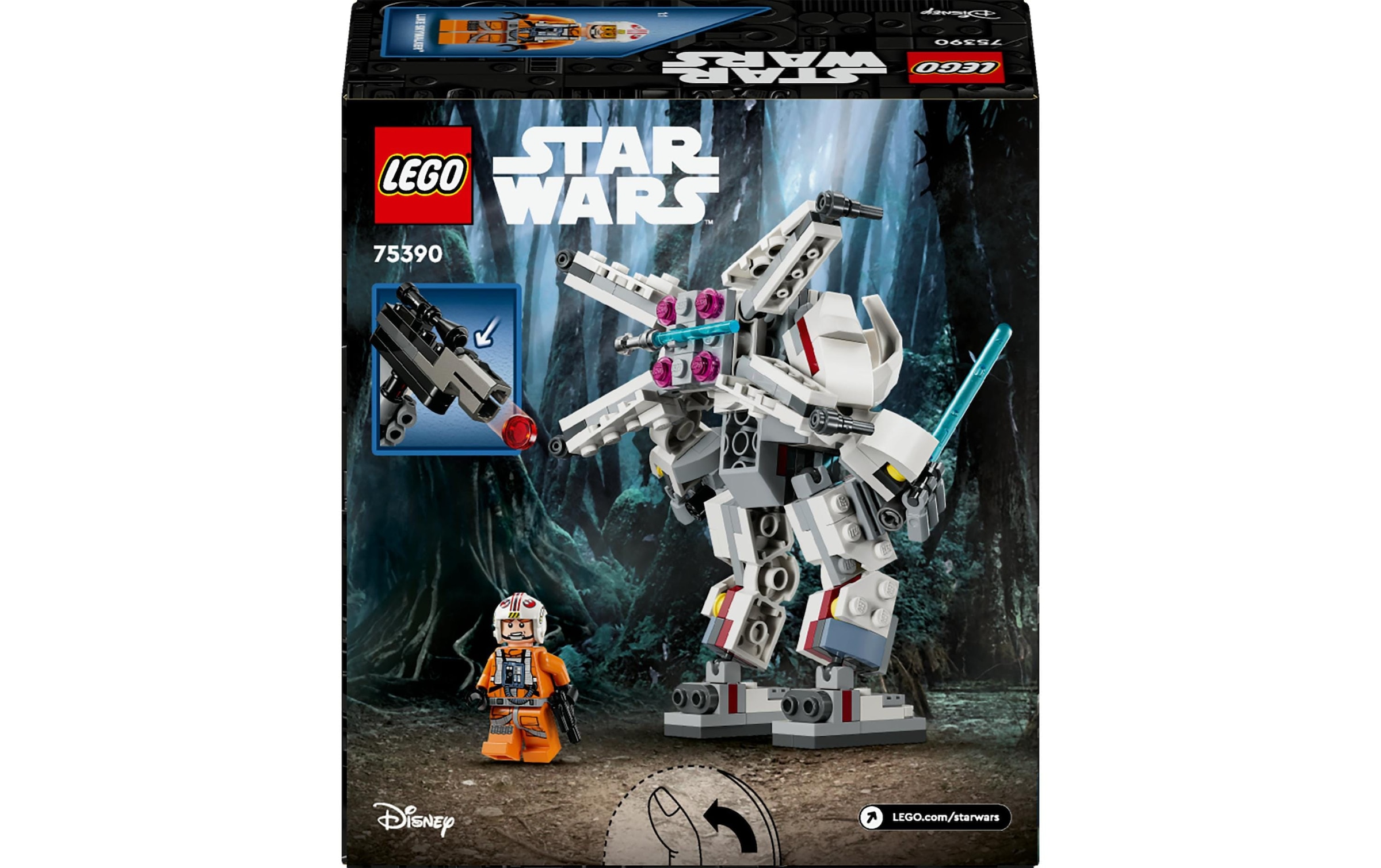 LEGO® Spielbausteine »Star Wars Luke Skywalkers X-Wing Mech 75390«