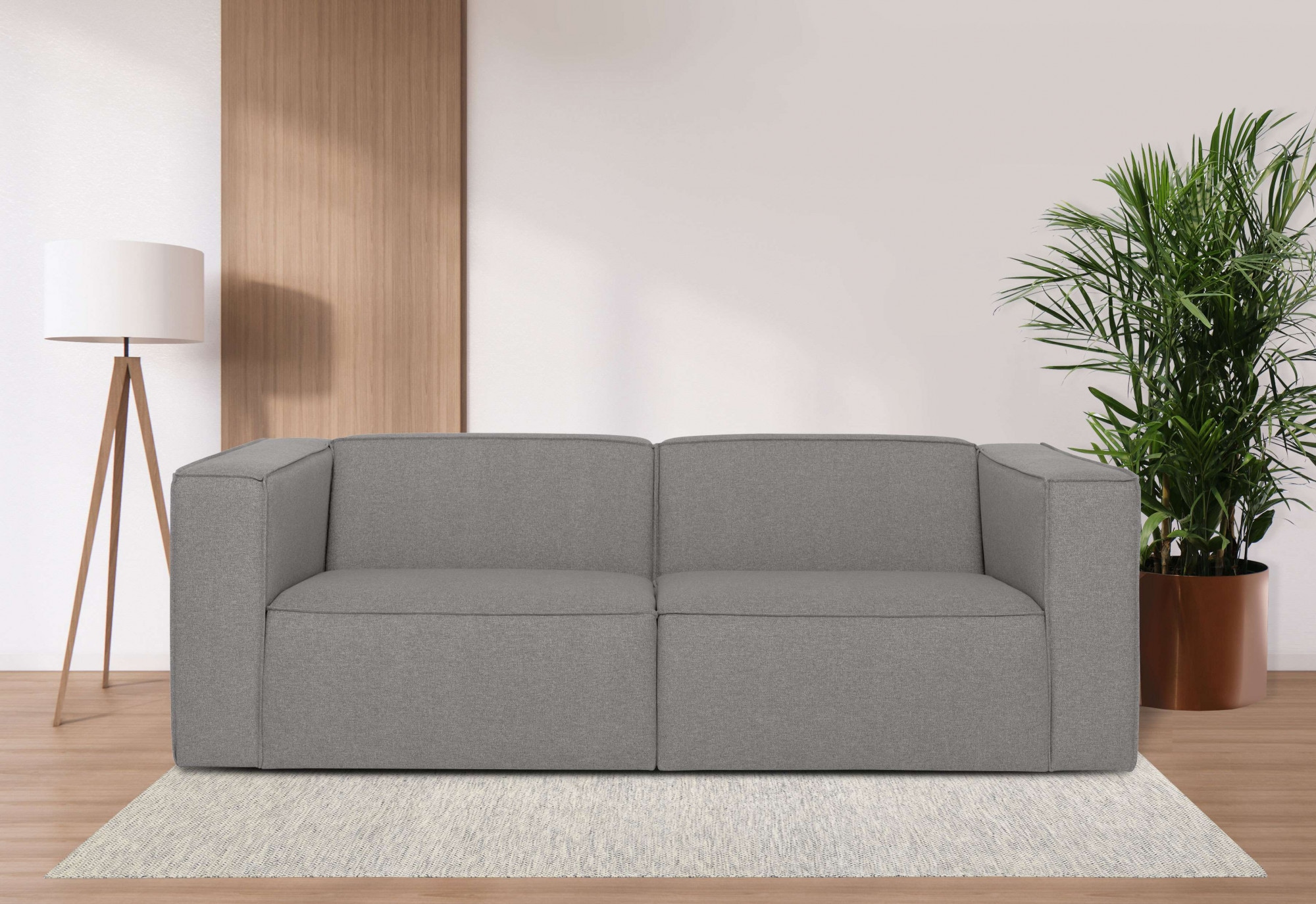 GOODproduct 3-Sitzer »Dalby« extra tiefe Sitzfläche, mit Kedernaht, angenehmer Sitzkomfort