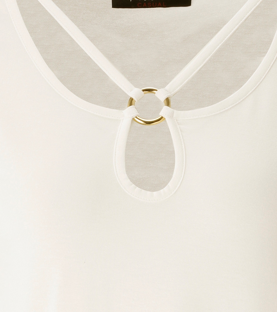 Aniston CASUAL Tanktop mit raffiniertem V-Ausschnitt - NEUE KOLLEKTION