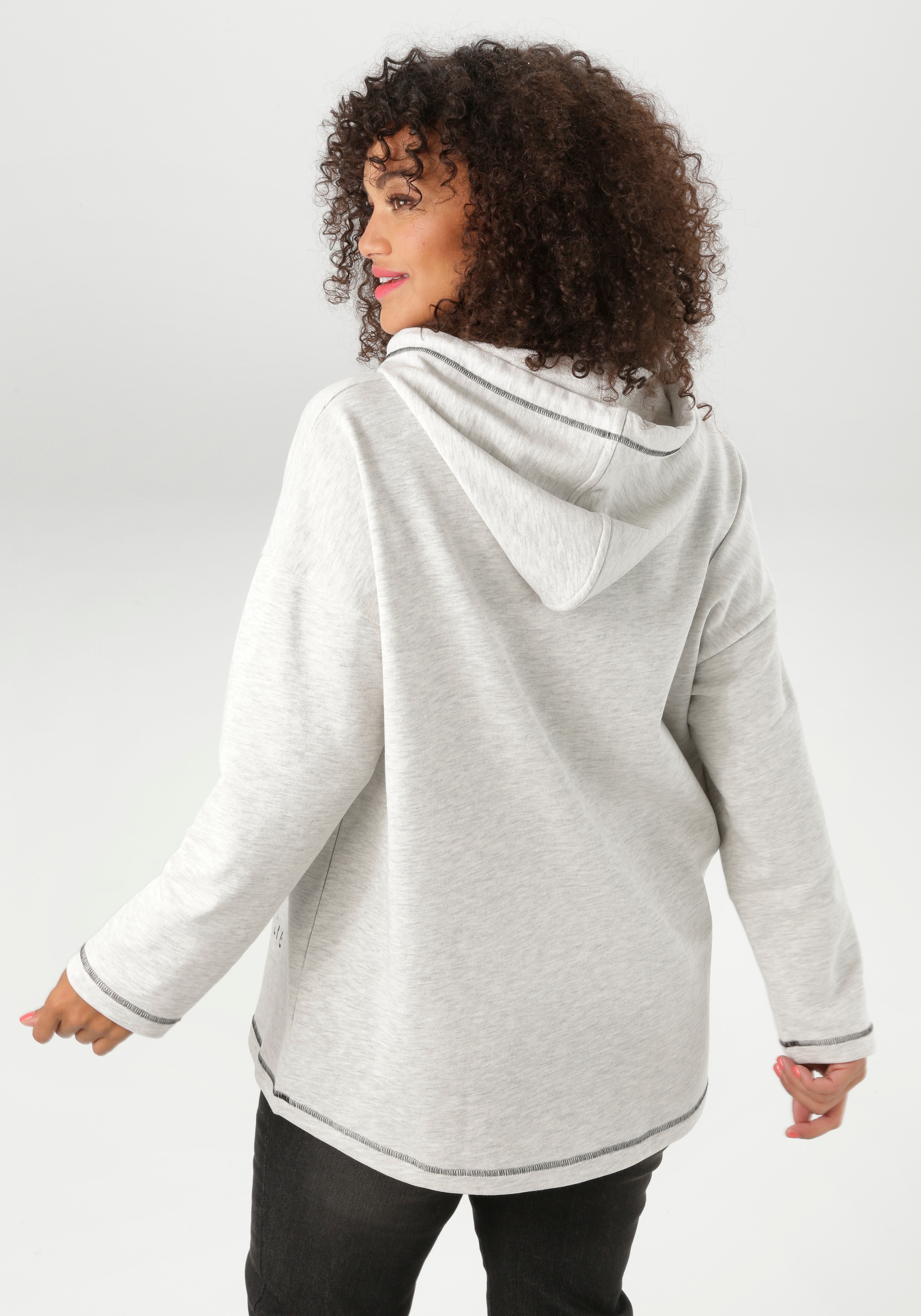 Aniston PLUS Sweatshirt mit grossem Tigerprint - NEUE KOLLEKTION