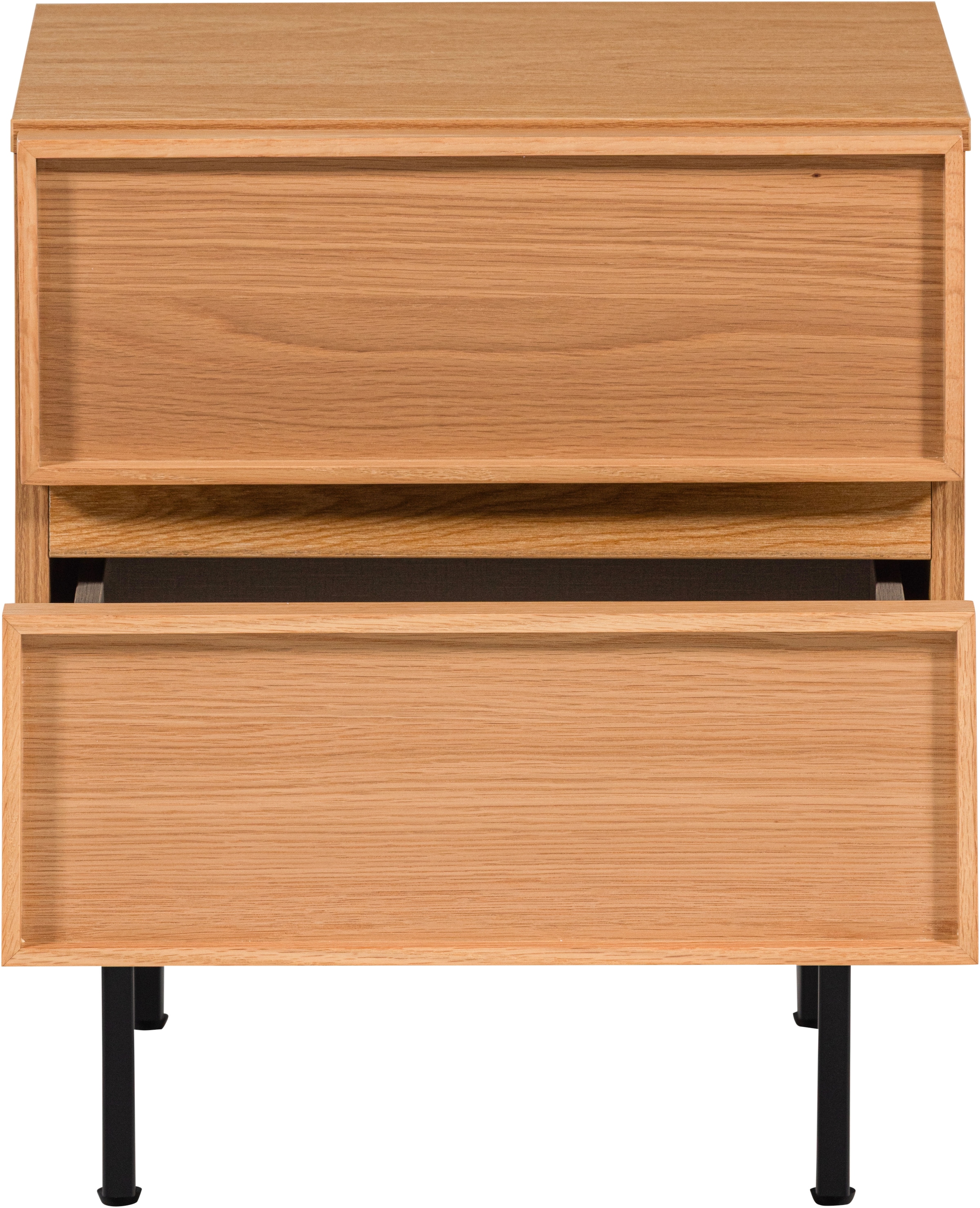 WOOOD Nachtkommode »Tours mit kompakter Ausführung und Melamin-MDF B 45 x T 42 x H 51 cm« Tragkraft Deckplatte 50 kg, kratz- und hitzebeständig