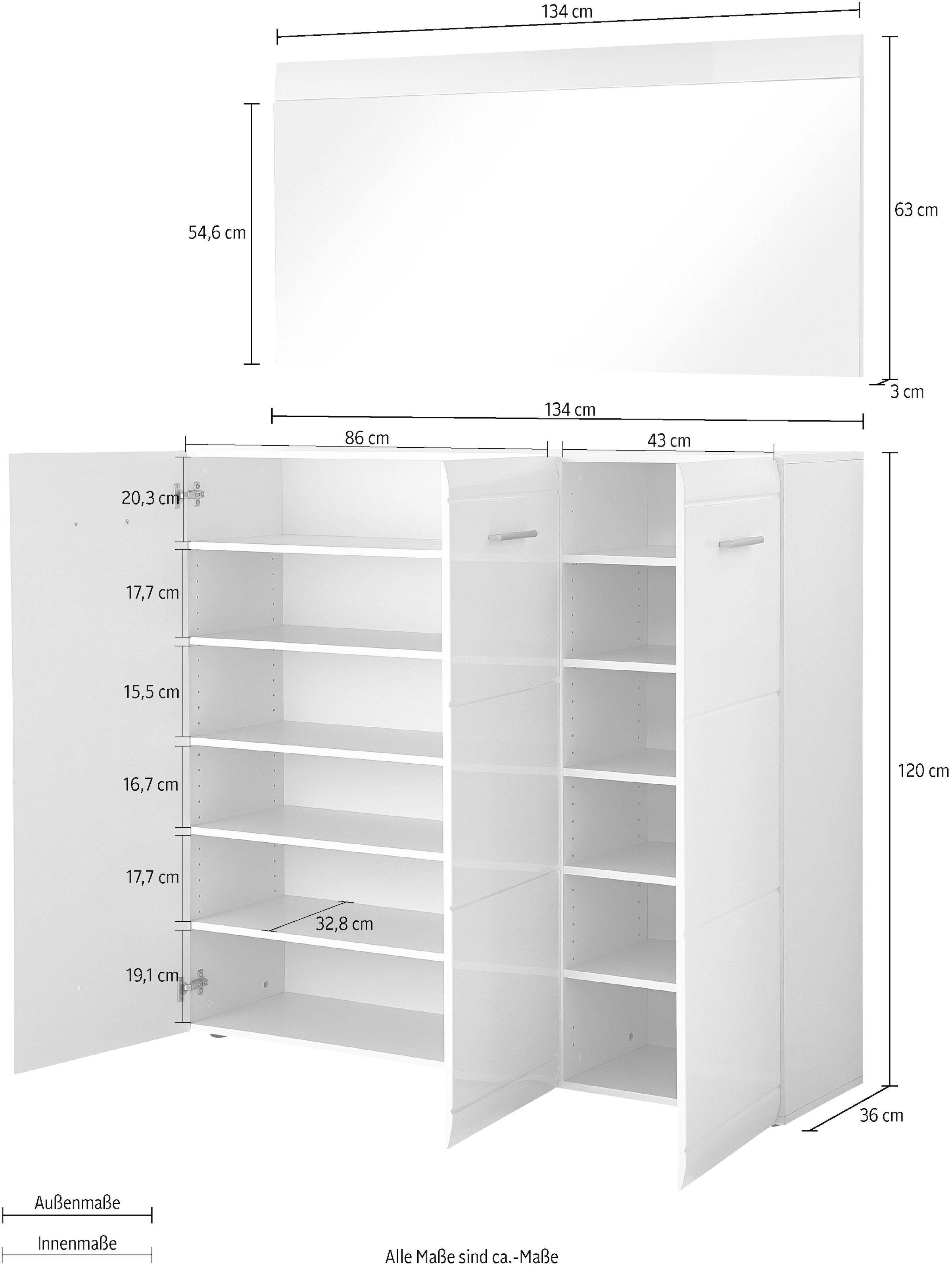 GERMANIA Ensemble de vestiaires »GW-Adana« 2 cuis tlg.