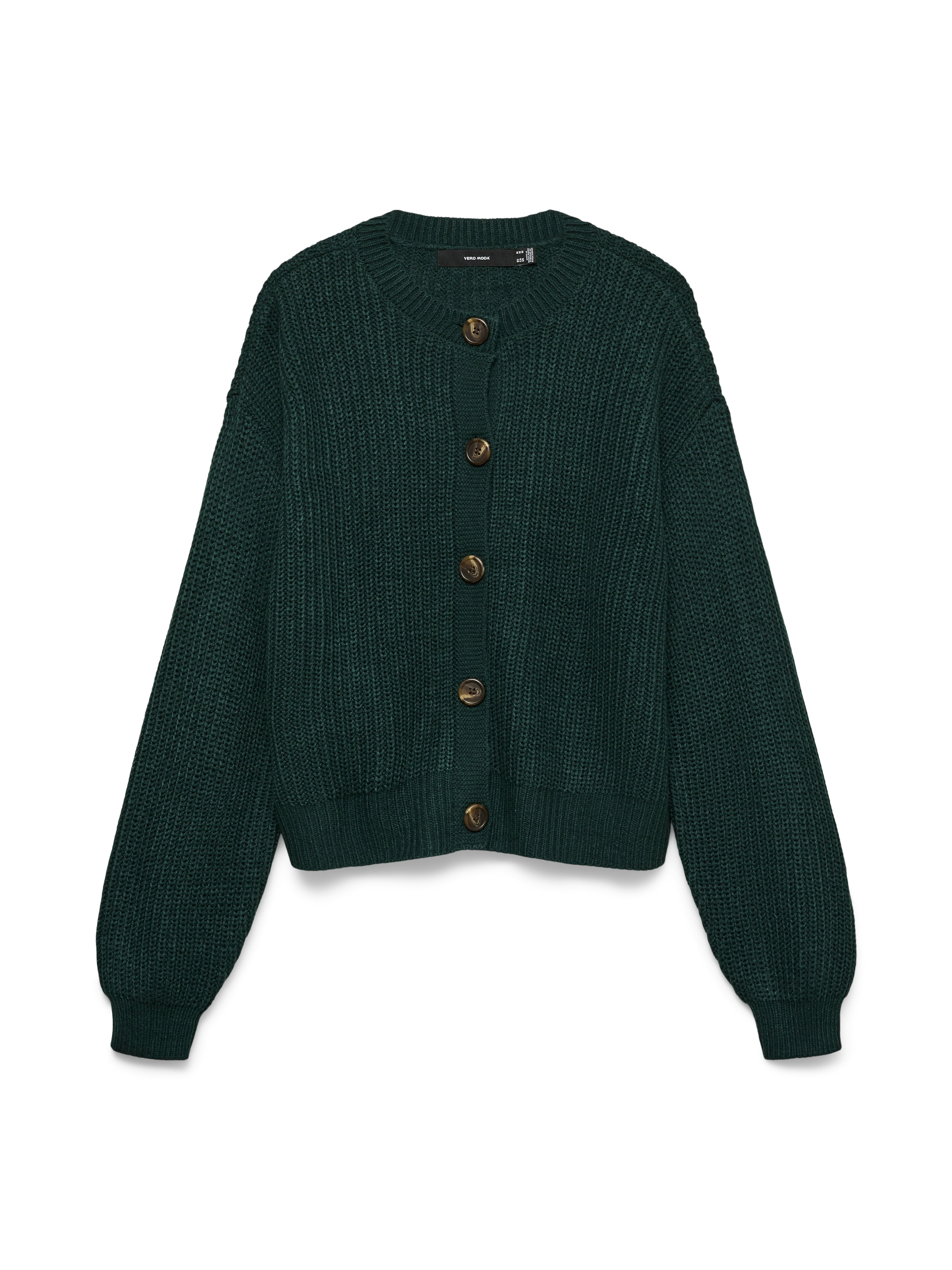 Vero Moda Veste en tricot »VMLEA LS O-NECK CARDIGAN NOOS« fibre synthétique, coupe ample