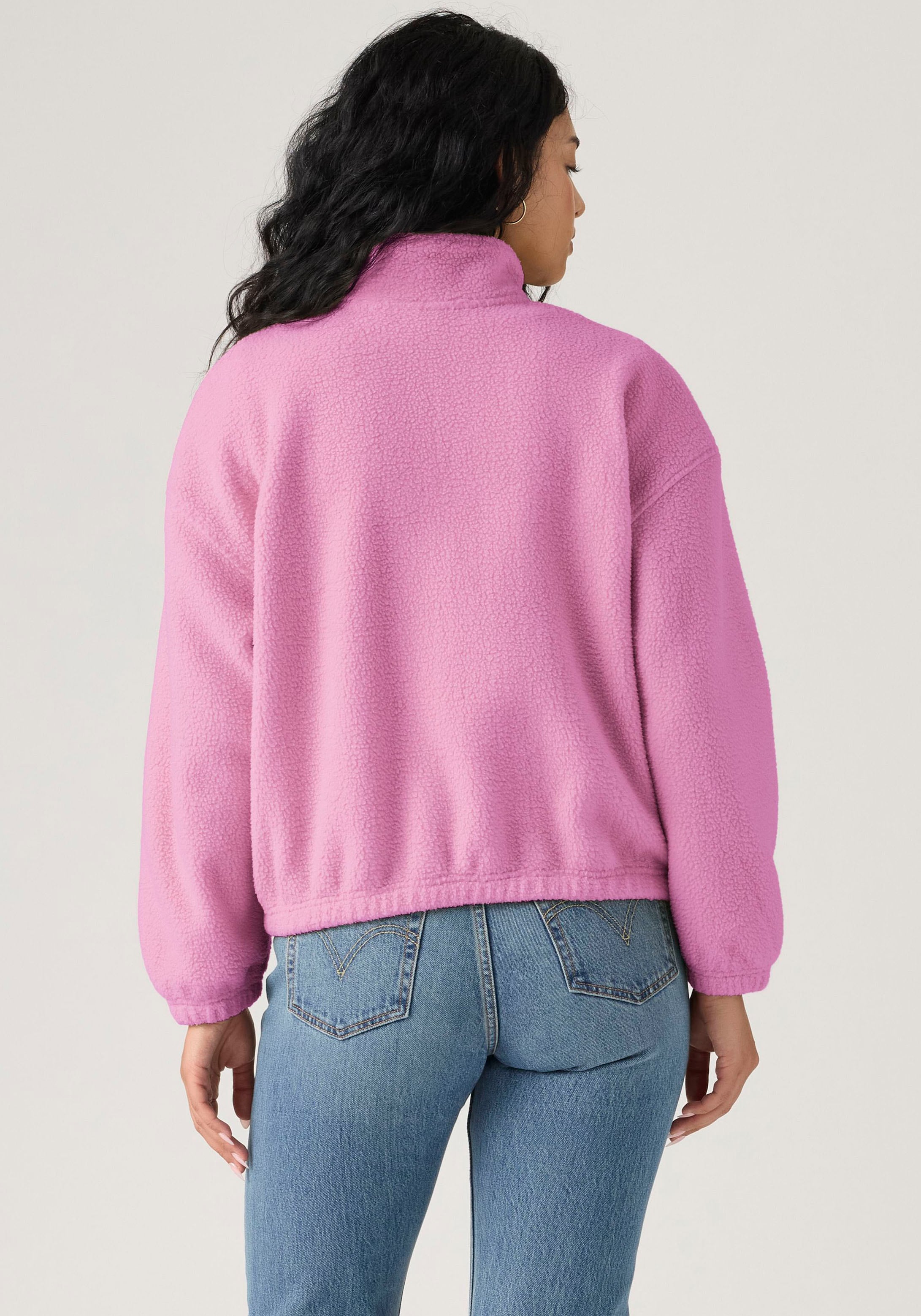 Levi's® Pull en polaire »LSE_DELTA 1/4 ZIP«, Qualité polaire facile d'entretien
