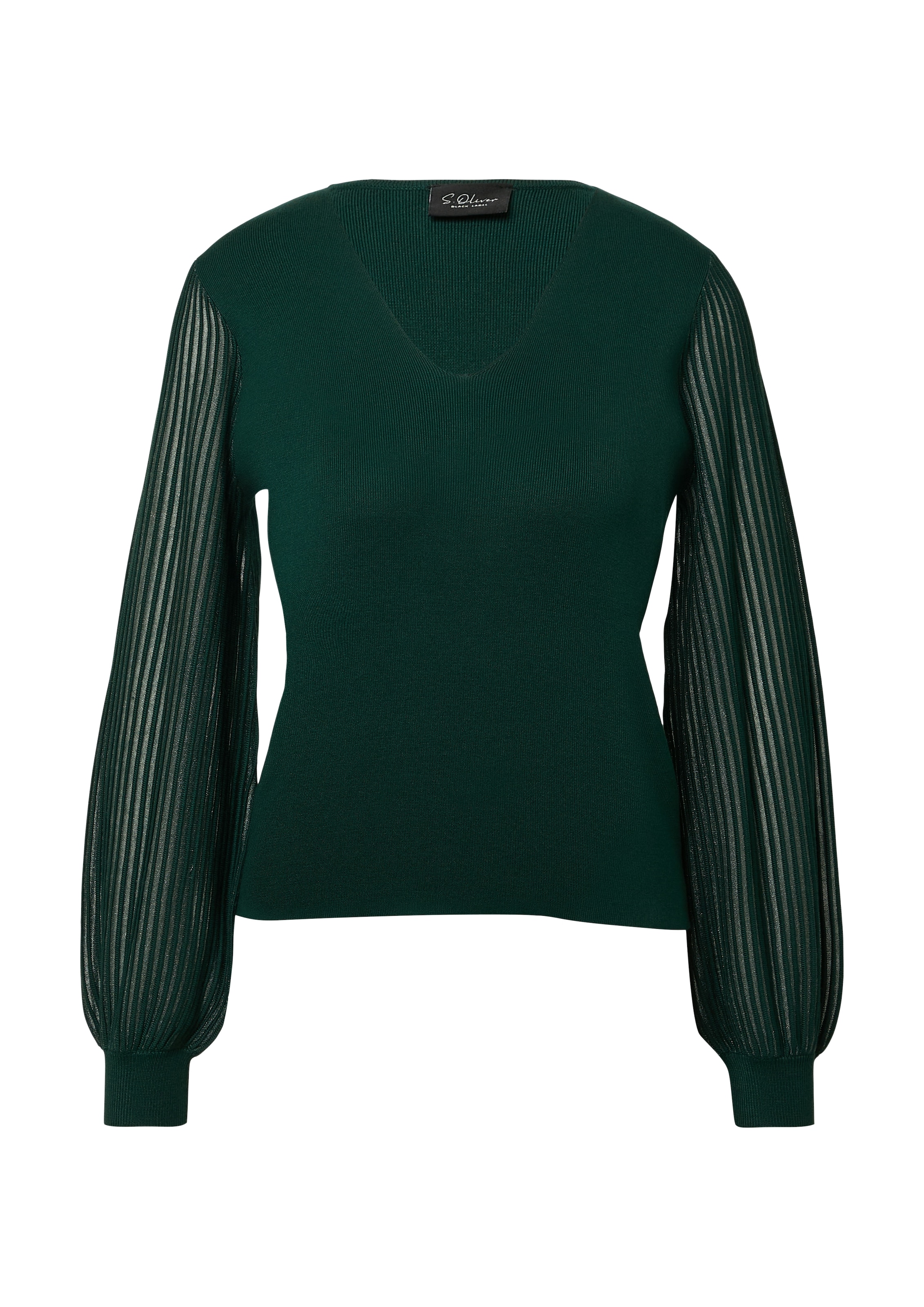 s.Oliver BLACK LABEL Pull en tricot mit V-Ausschnitt