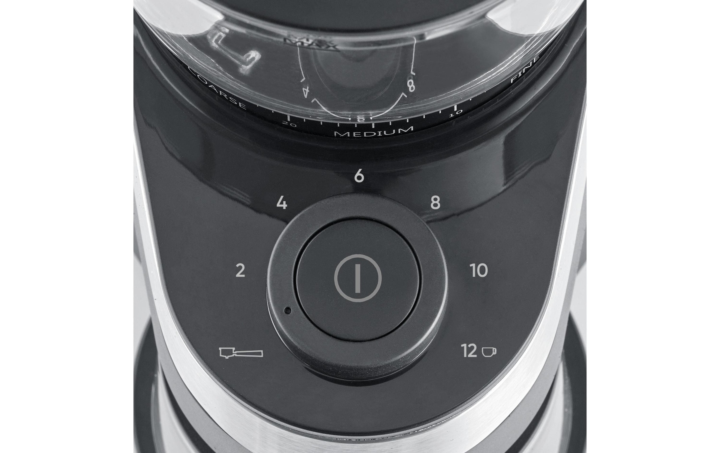 Severin Kaffeemühle »KM 3880« Scheibenmahlwerk 240 gBohnenbehälter bis 240g Bohnen, Aromaverschluss, Mahlgrad in 30 Stufen einstellbar