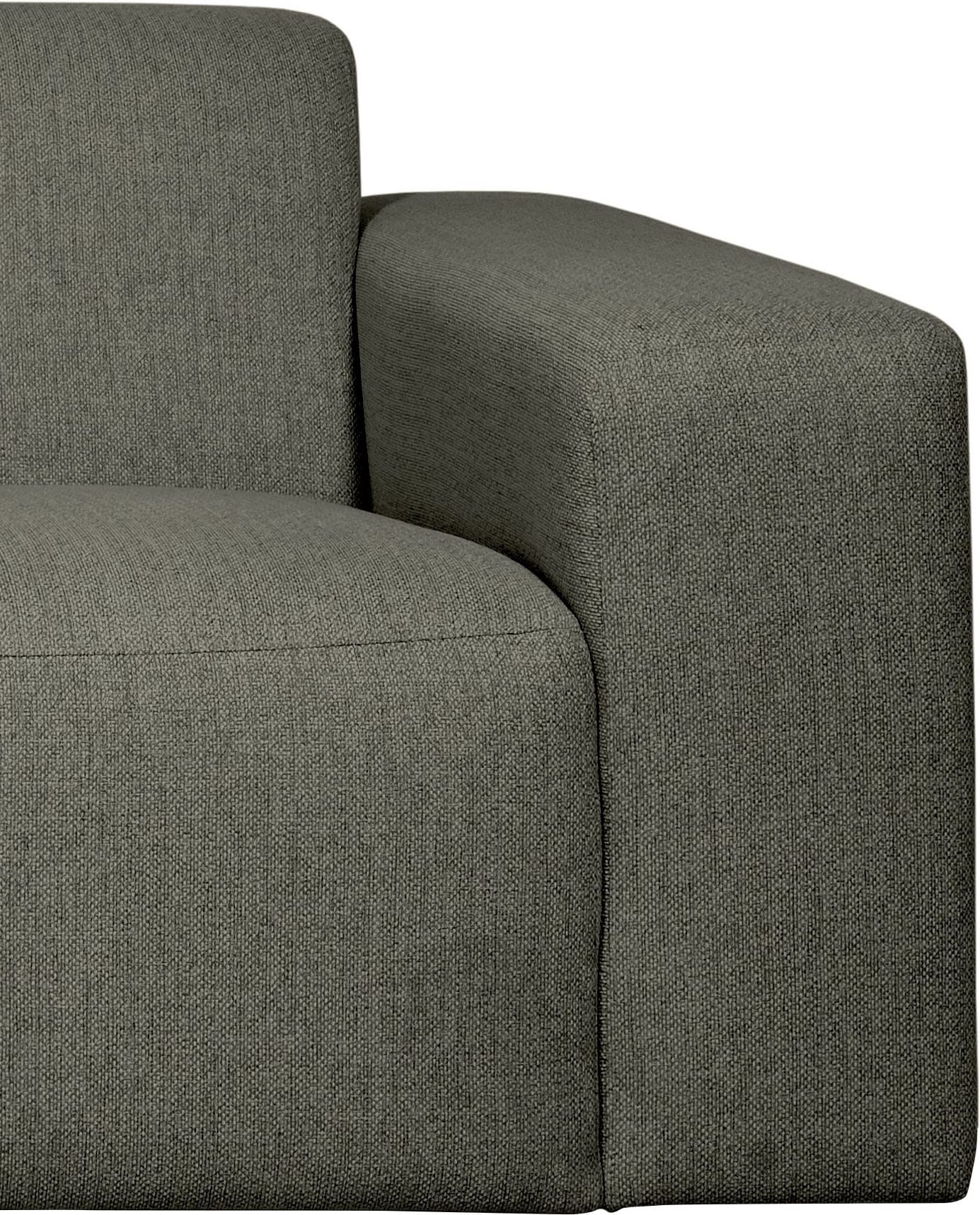 INOSIGN Ecksofa »Koa, 228 cm, L-Form, Modulsofa in Cord, Chenille, Struktur, Webstoff« Designsofa, weicher Lounge-Sitzkomfort, Welleunterfederung, bodentief