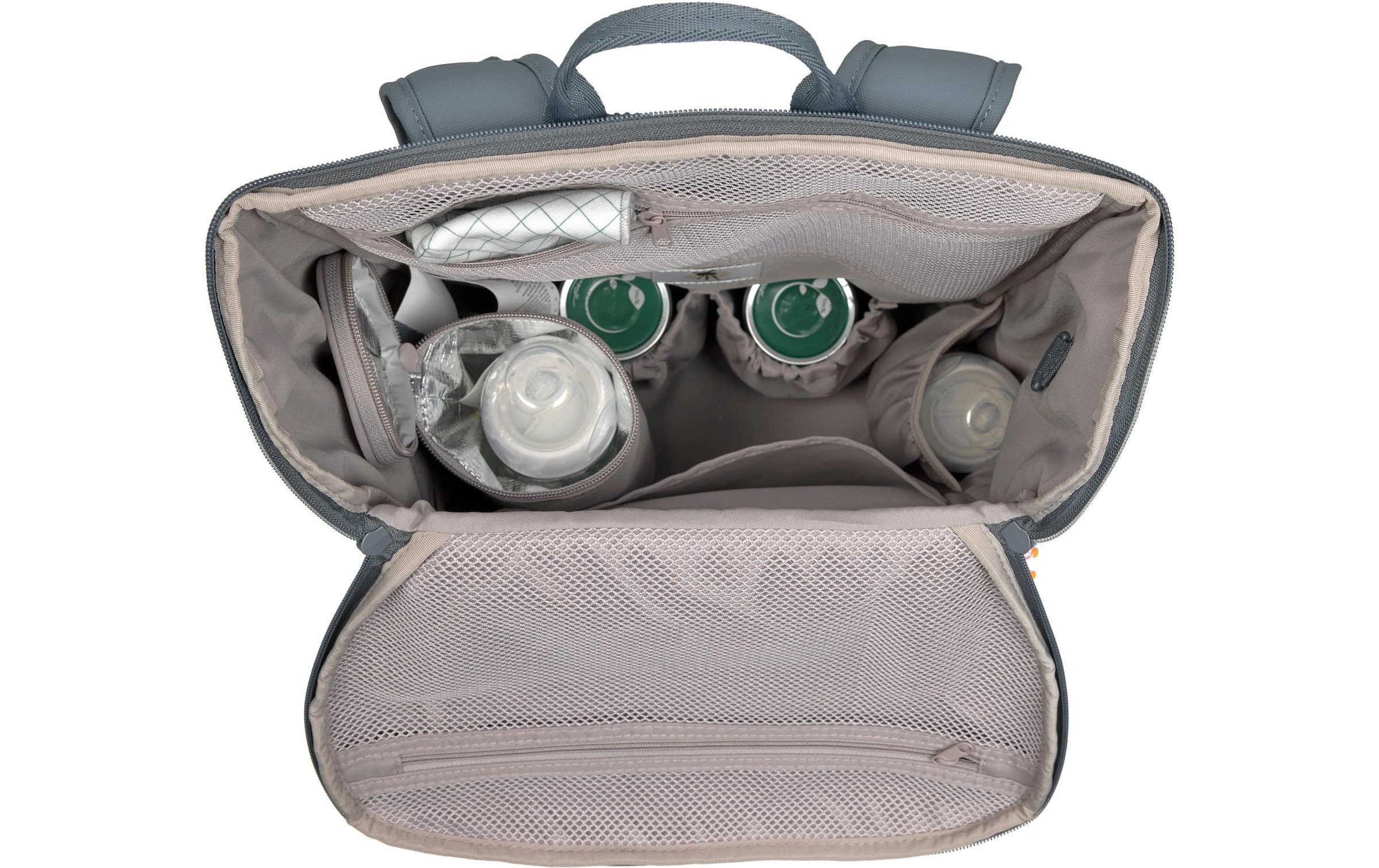 LÄSSIG Sac à dos à langer »Slender Up reflektierend Anthracite«