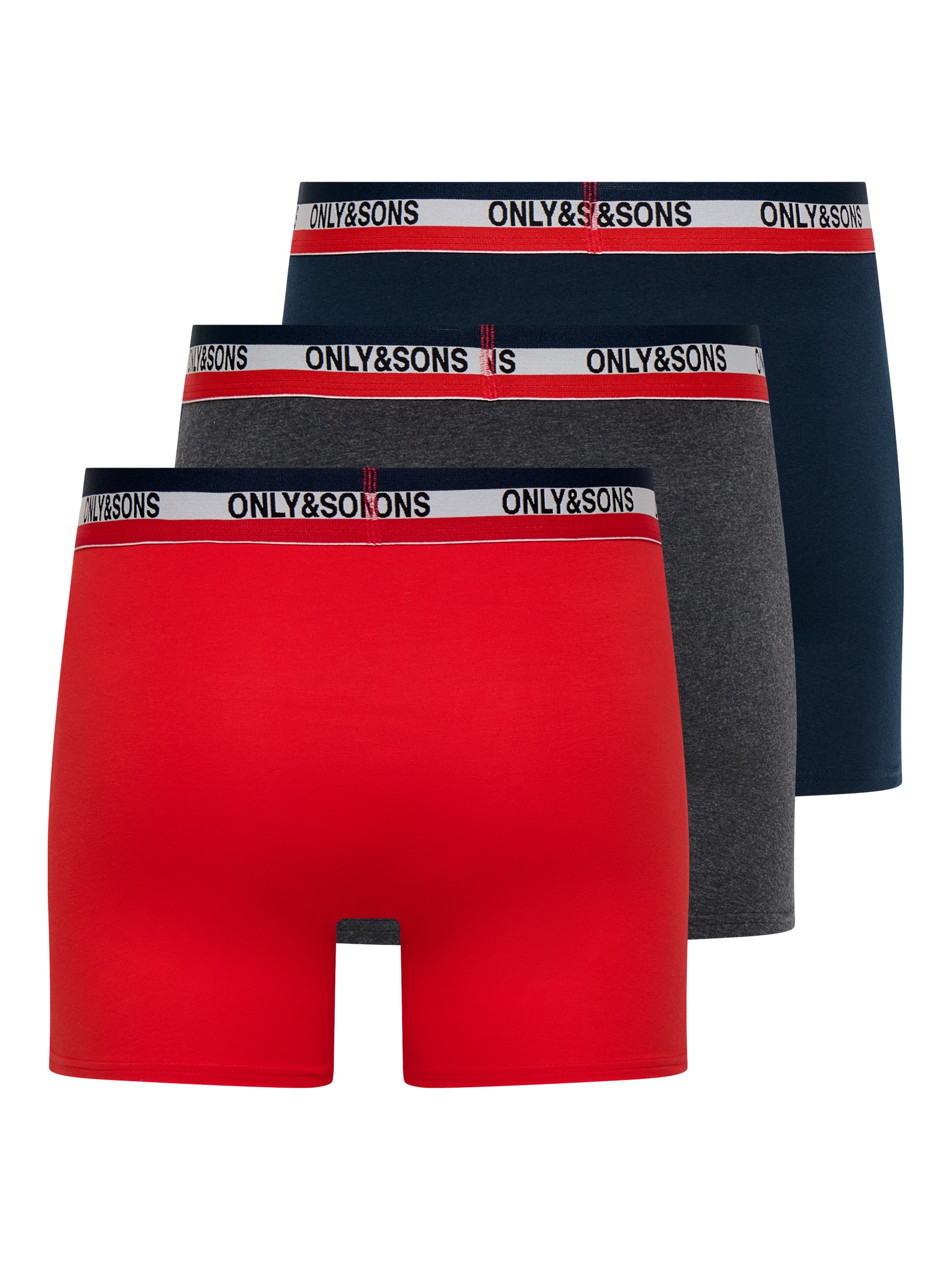 ONLY & SONS Trunk »ONSFITZ SOLID BLACK TRUNK 3PACK NOOS« Packung, 3 Stk.