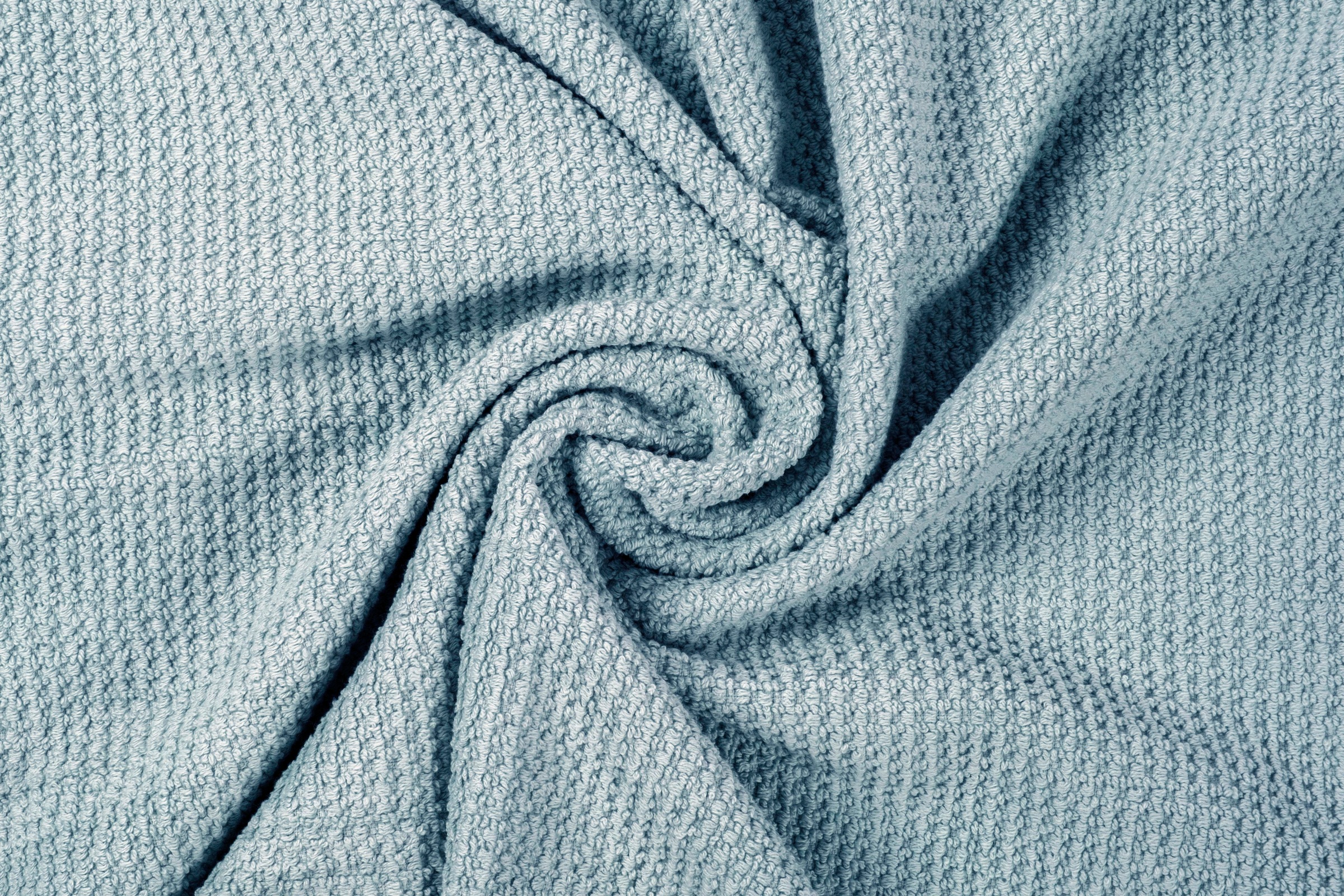 my home Handtuch Set »Kimi, Duschtuch, Handtücher und Gästetücher« Set 5 Walkfrottee 100% Baumwolle, einfarbig, weich, mit Bordüre, besondere Struktur