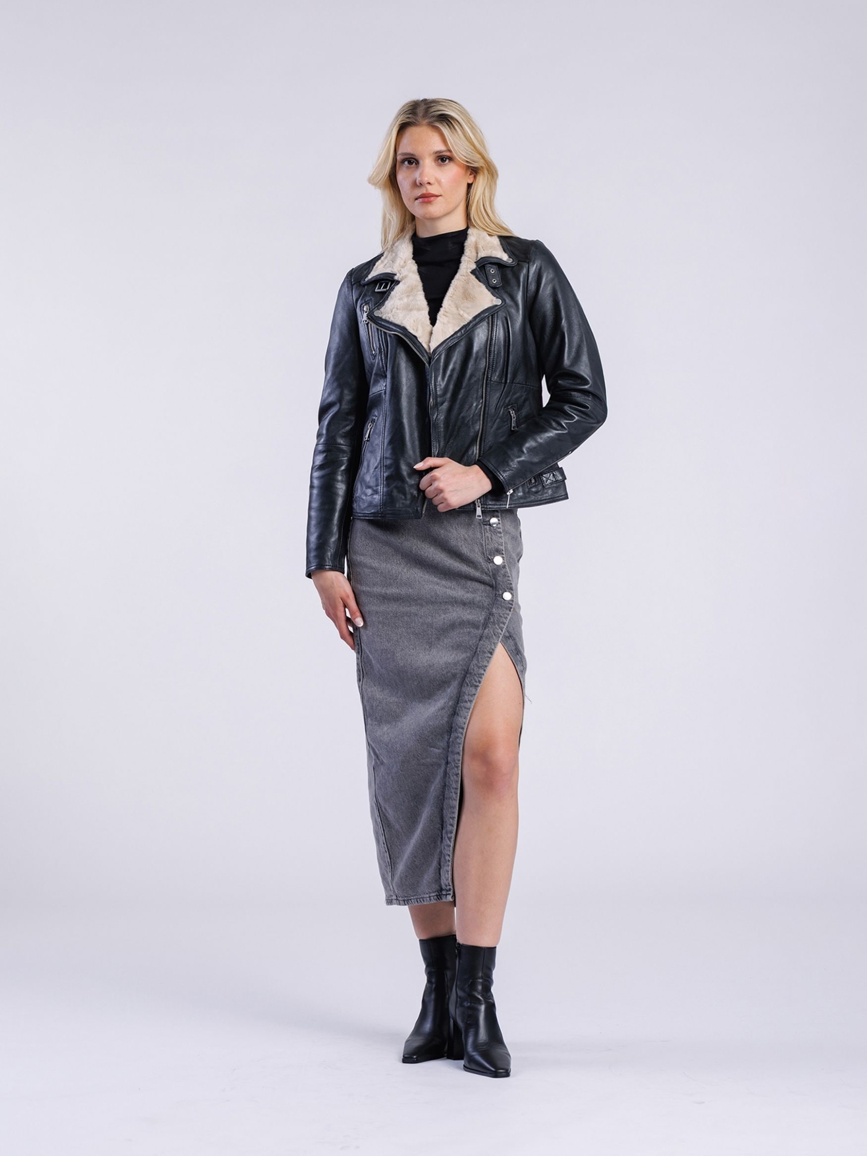Freaky Nation Bikerjacke »Winter Biker Princess«