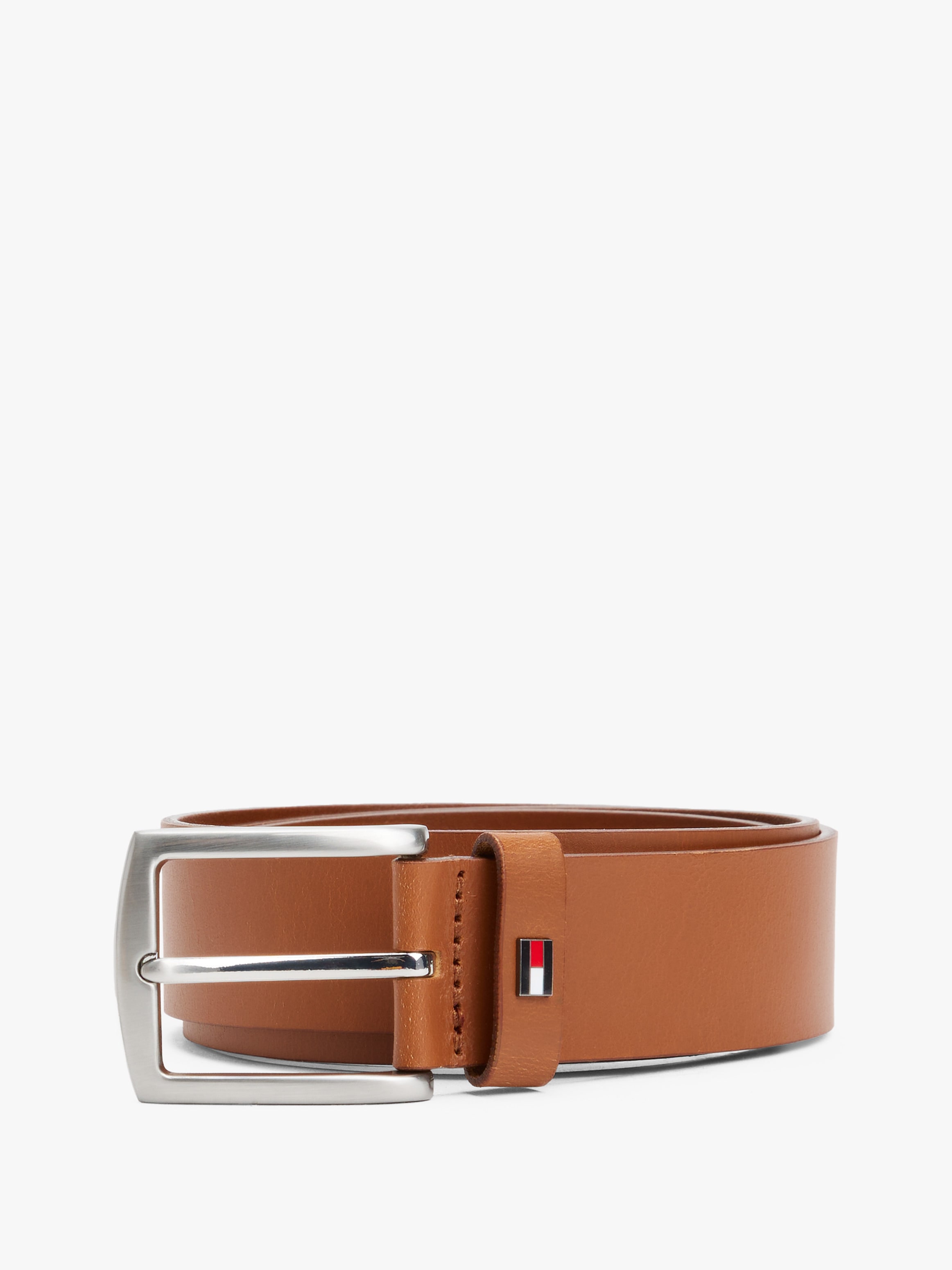 Tommy Hilfiger Ledergürtel »DENTON 3.5  cm breit EXT« Einfachdornschliesse, Metalllogo