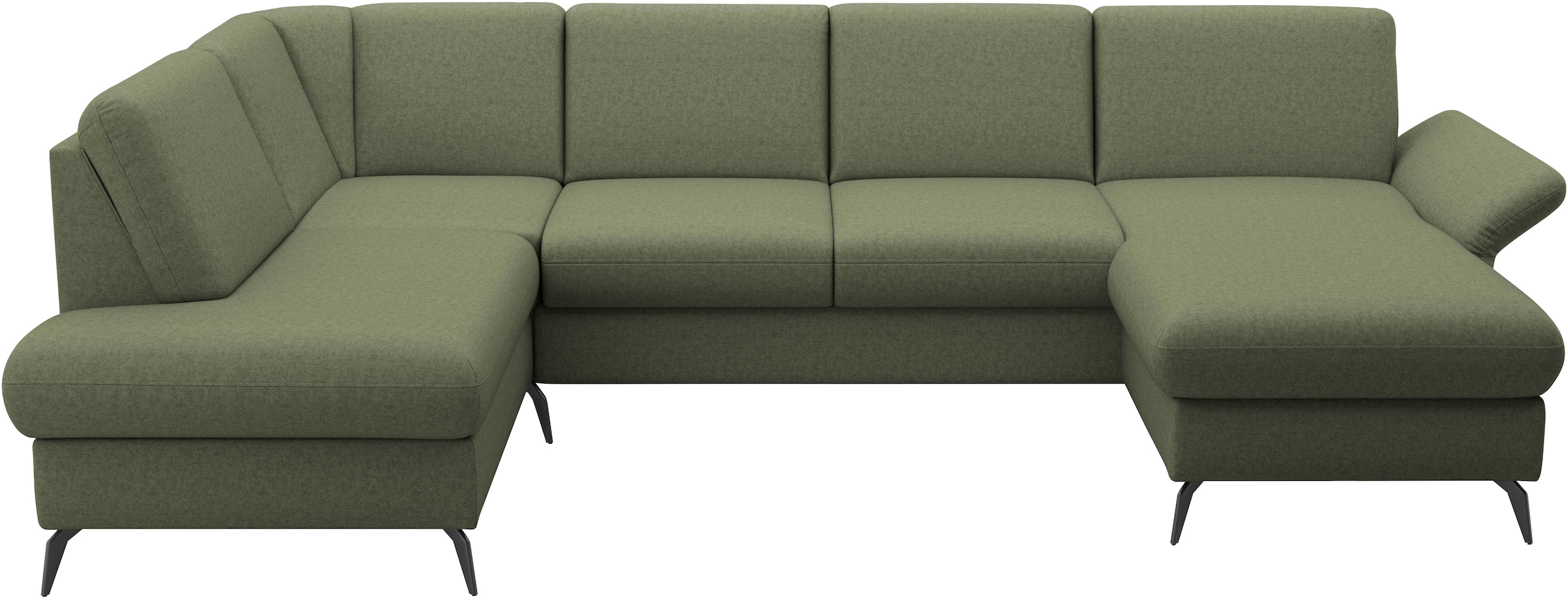 Home affaire Wohnlandschaft »Rochelle« wahlweise mit Bettfunktion, Bettkasten und Armteilverstellung