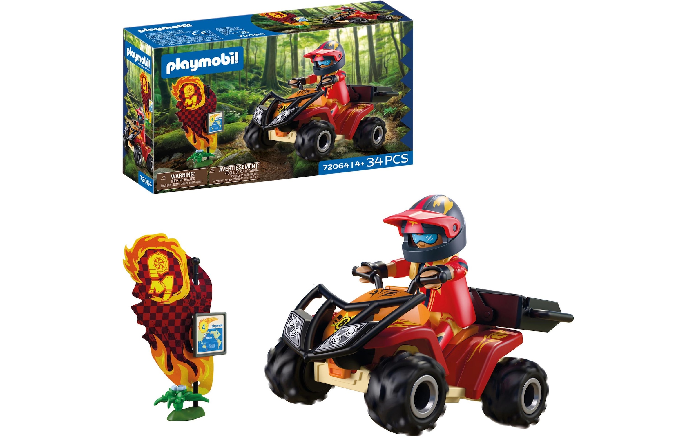 Playmobil® Konstruktions-Spielset »Offroad Quad (72064), City Action«