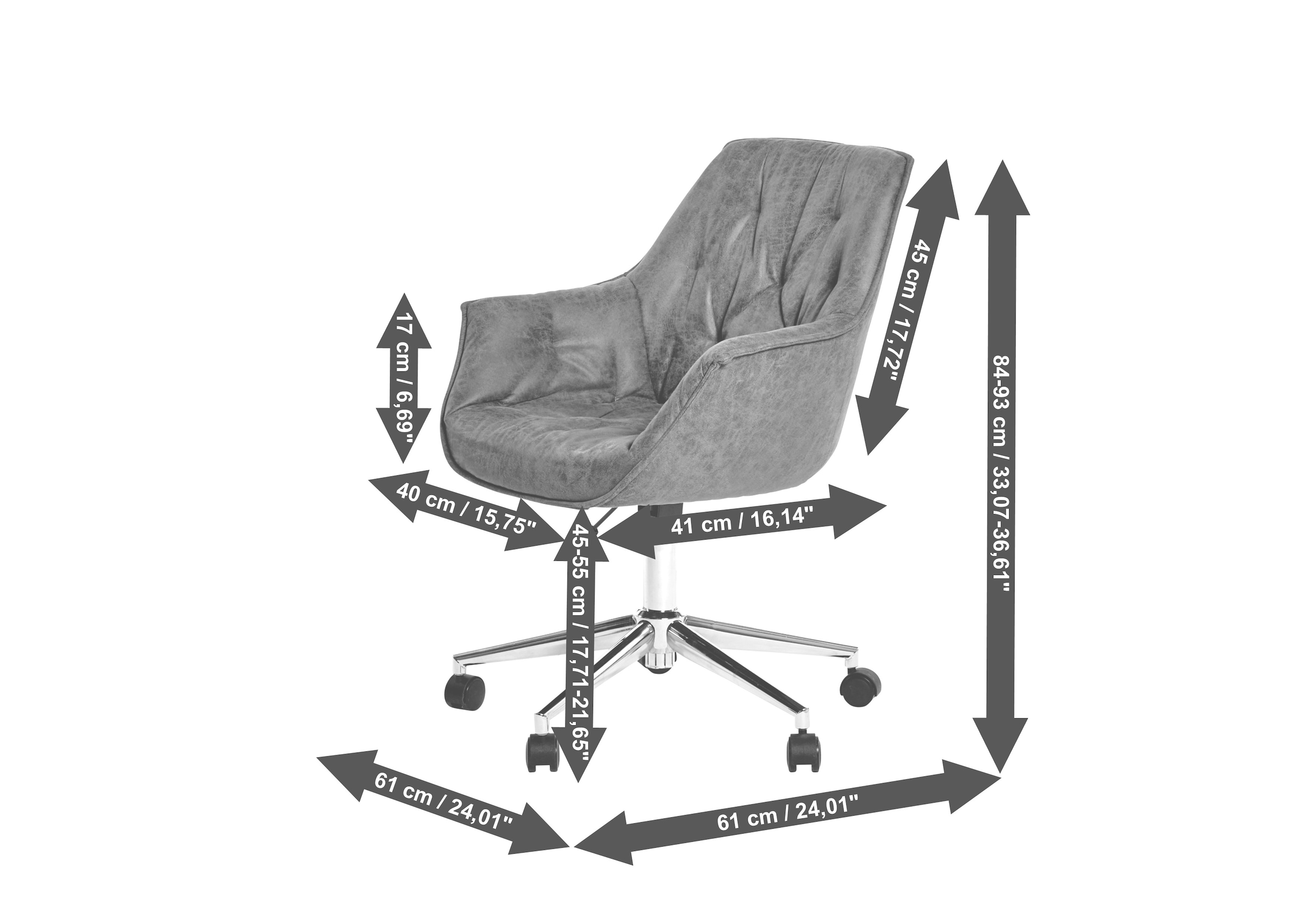 Jahnke Chaise de bureau »BOSS WORX« () 1 cuisChaise de bureau, chaise de bureau réglable en hauteur, revêtement en similicuir