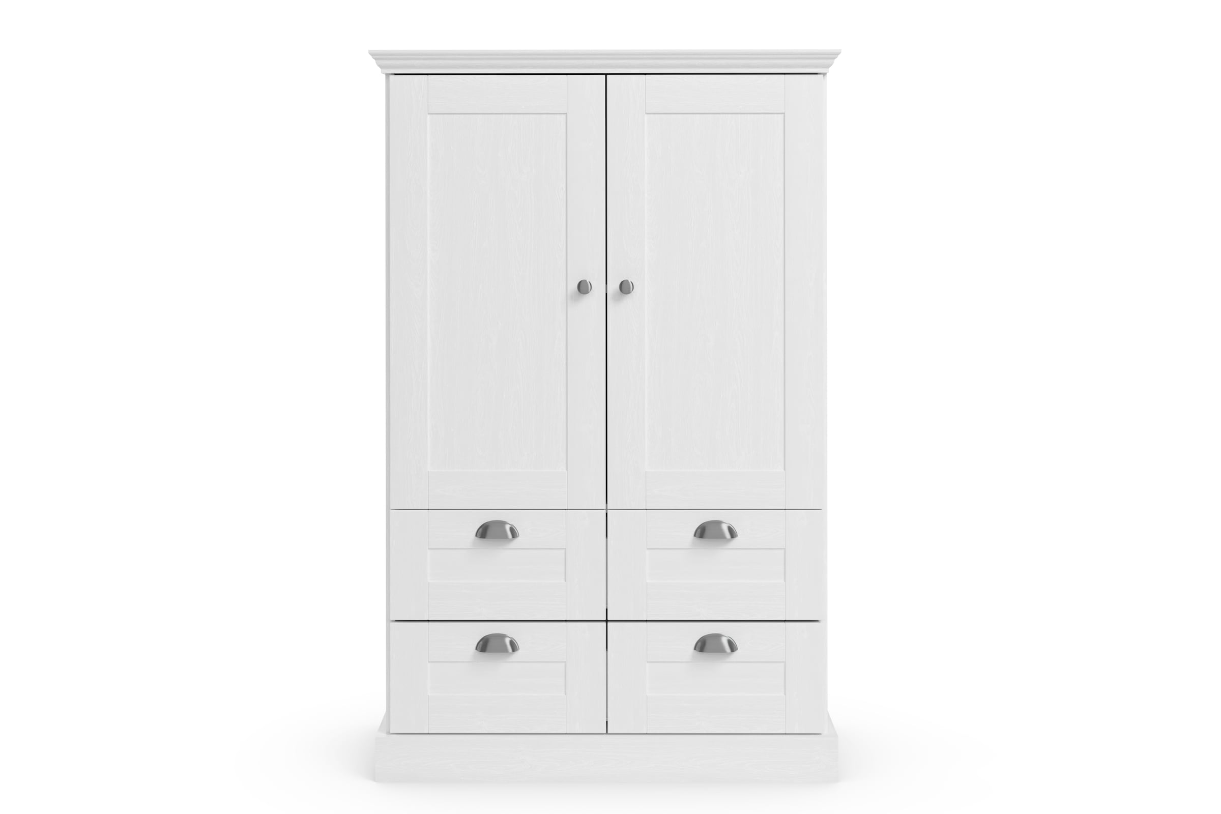 GOODproduct Armoire à linge »Motala« B/H/T ca. 83x130x35cm,  mit 2 grosse Schubladen, Breite 83 cm, Höhe 130 cm