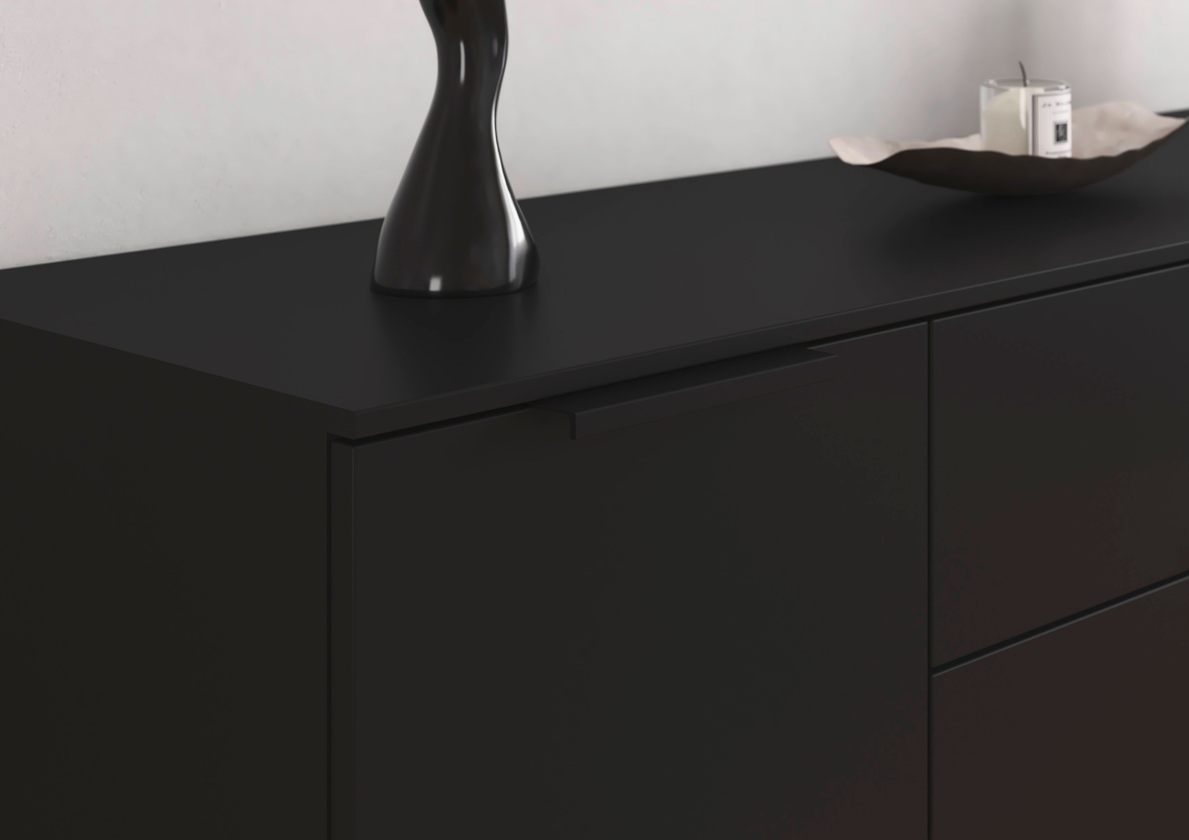 LeGer Home by Lena Gercke Commode »Kommode Sideboard Schubladen Türenkommode SERINA eleganter Eyecatcher« ,  avec 5 tiroirs et 1 porte ainsi que poignées en métal MADE IN GERMANY