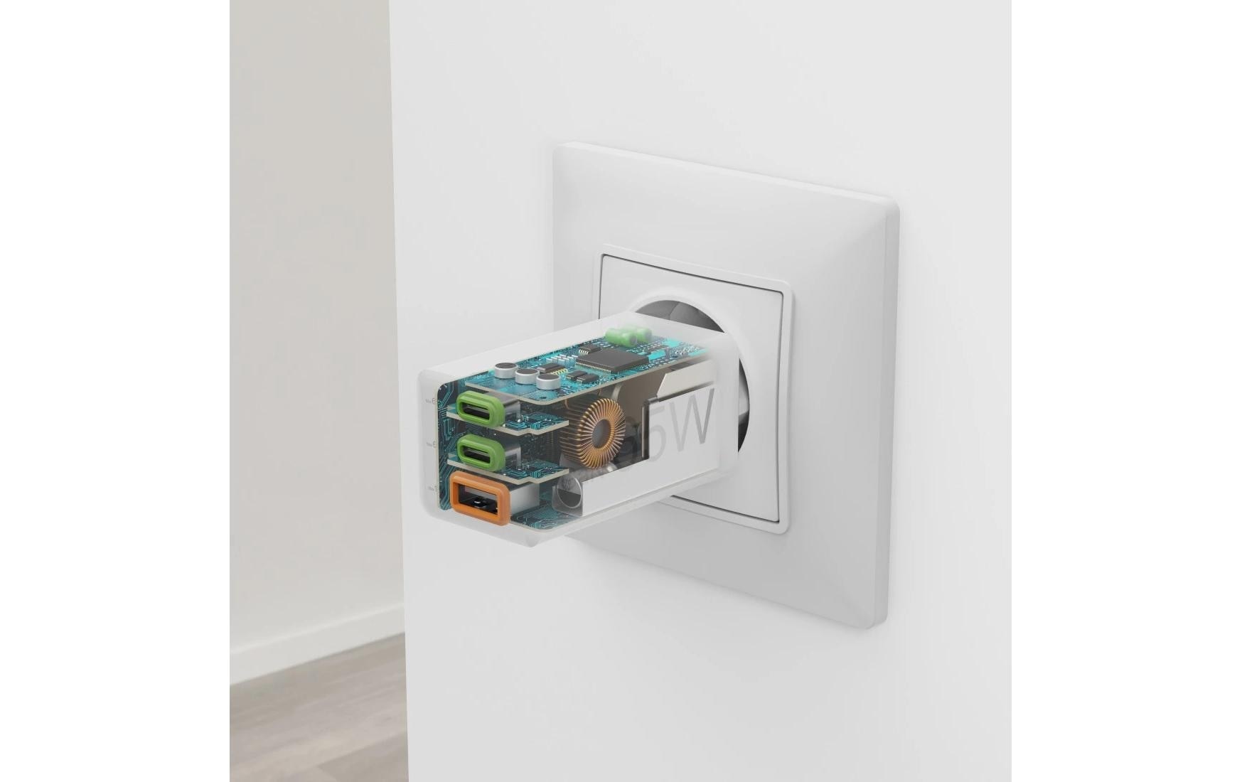 Hama USB-Ladegerät »Gan charger 2x USB-A USB-C 65 W«