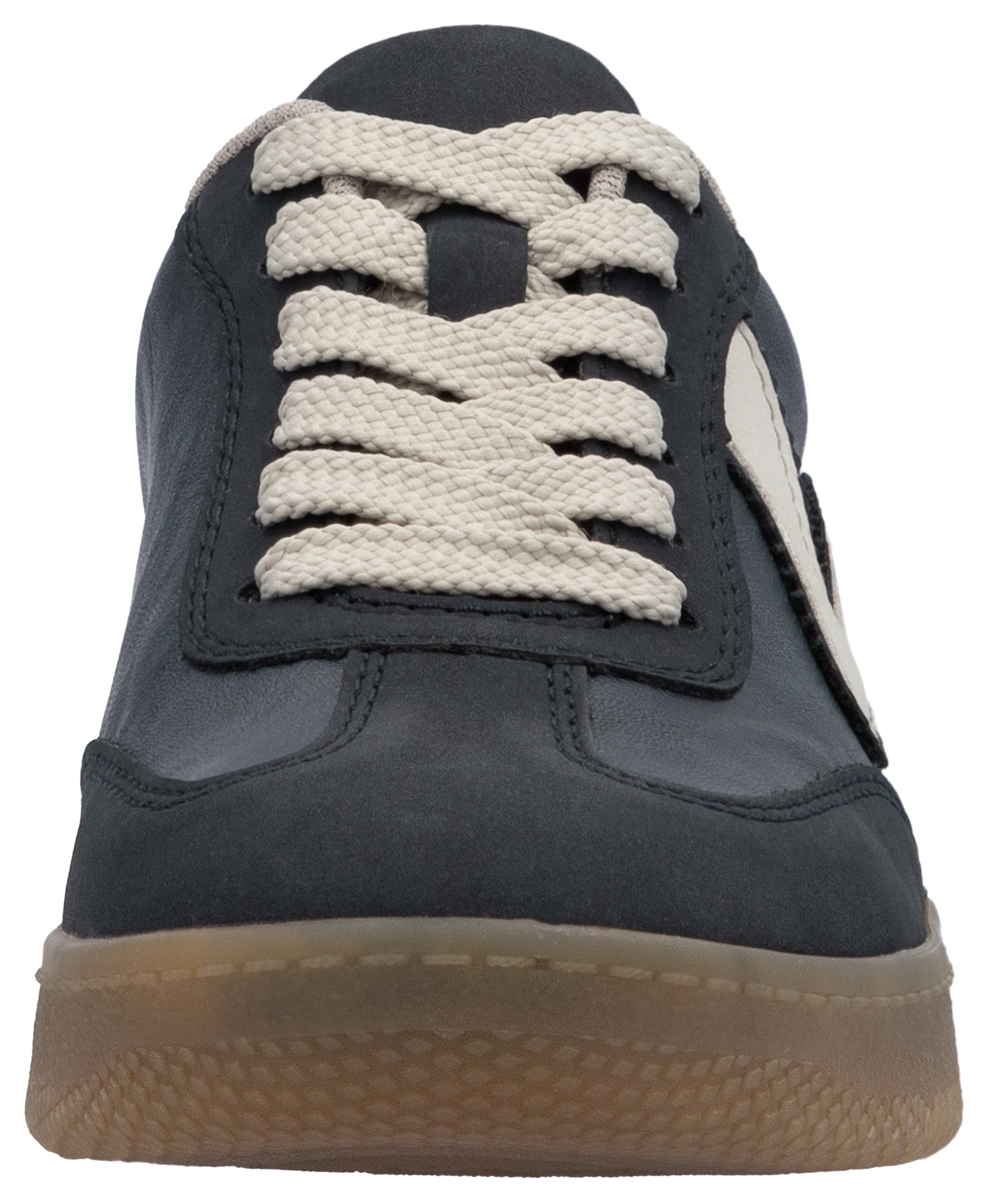 RIEKER Sport Plateausneaker  , Freizeitschuh, Halbschuh, Schnürschuh in veganer Verarbeitung