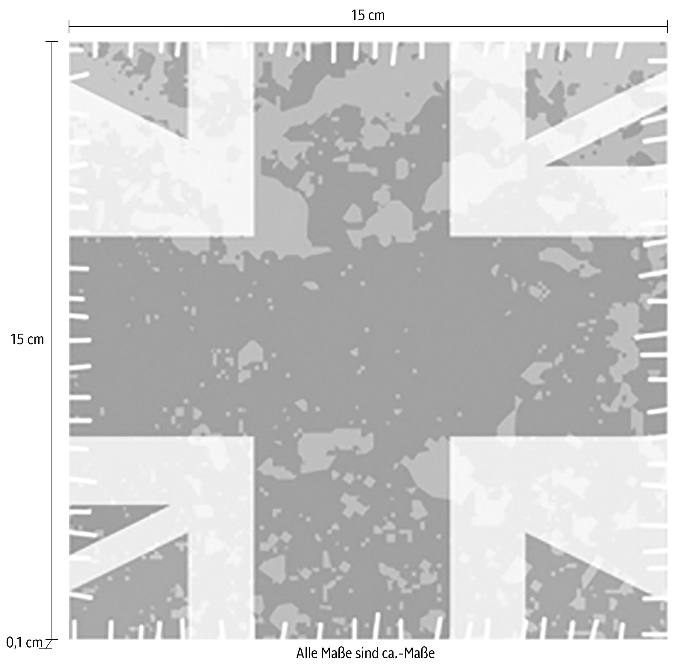 queence Fliesenaufkleber »England« Stickerfliesen, selbstklebend, Sticker, 12er Set