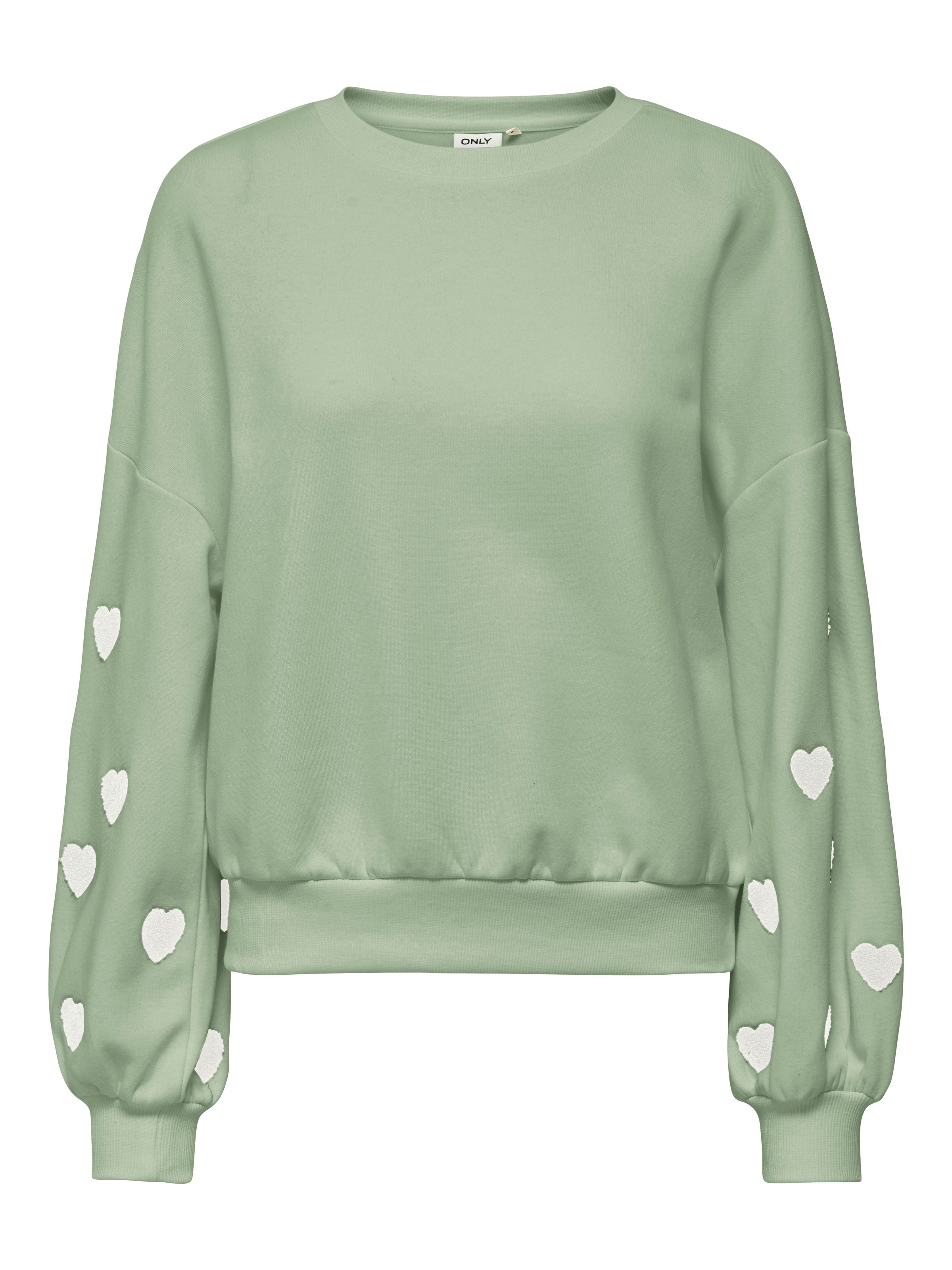 ONLY Sweatshirt »ONLMACY L/S O-NECK BOX CC SWT«, Baumwollmischung, regular fit
